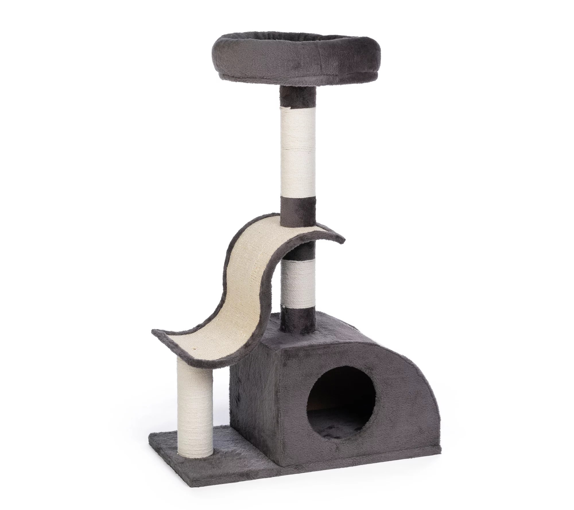 Prevue Pet Products Cool Wave Fun House Cat Tre e