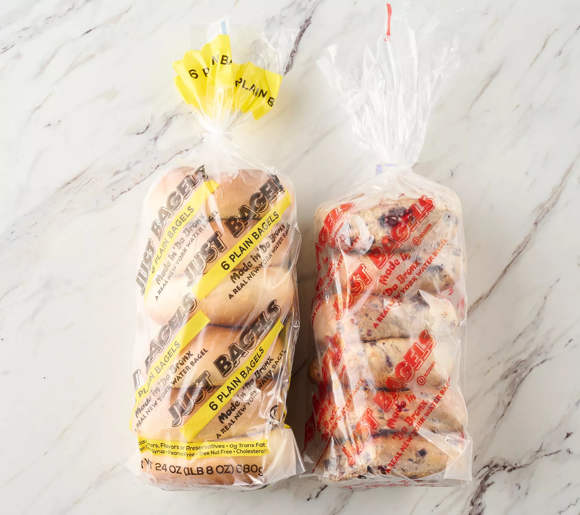 Just Bagels (12) 4oz NYC Bagels in Flavor Choice