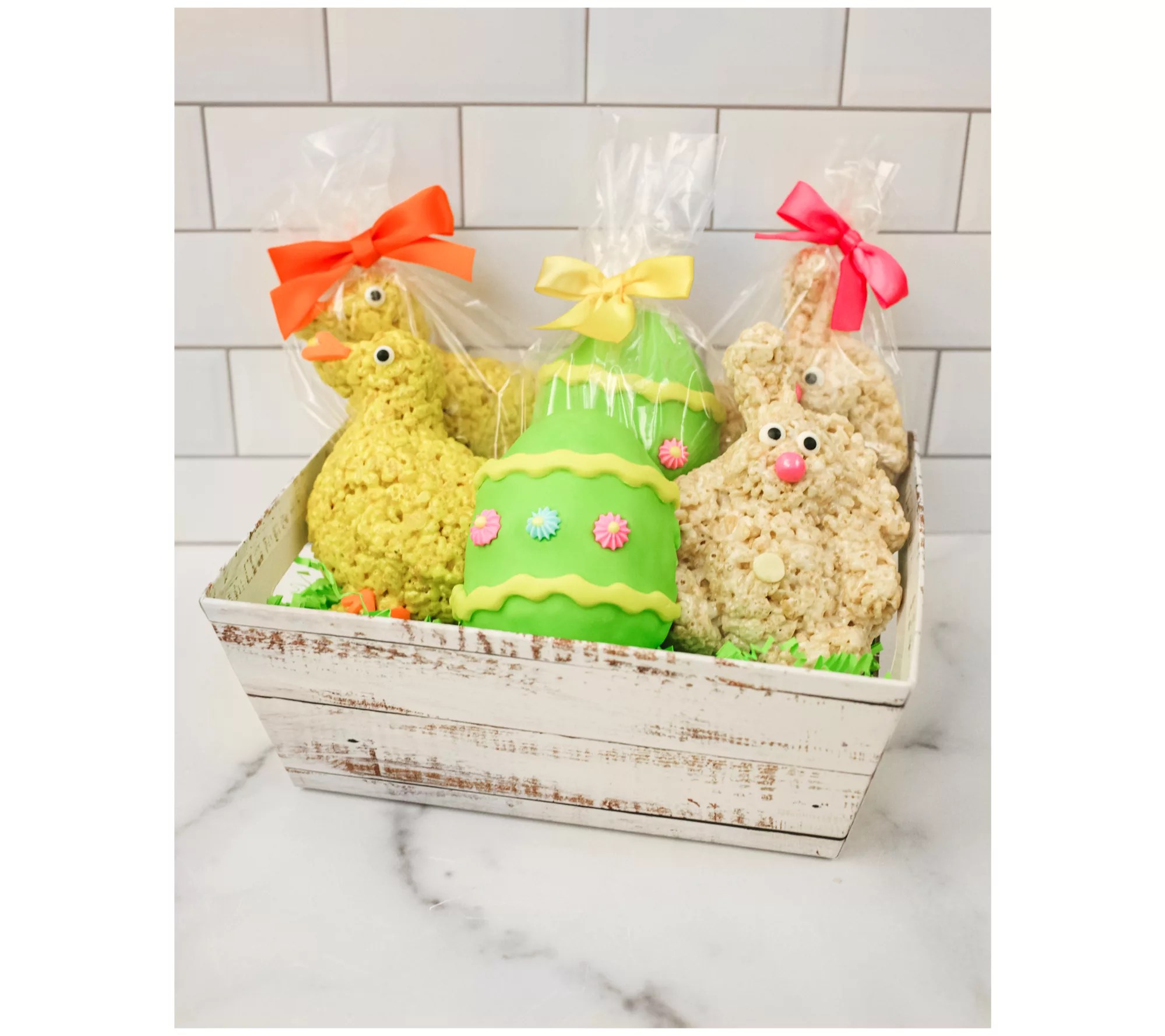 Creative Crispies 6 Piece Assorted Easter Treats Basket
