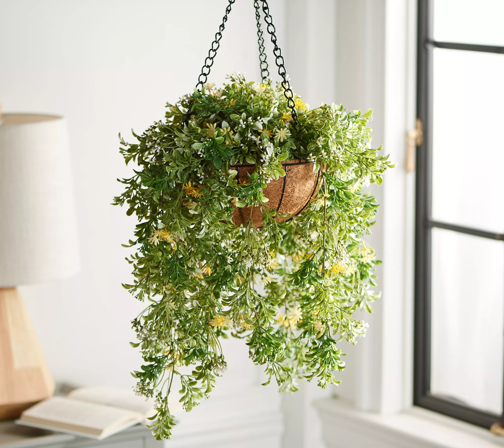 Garden Reflections 18" Cascading Indoor/Outdoor Hanging Basket