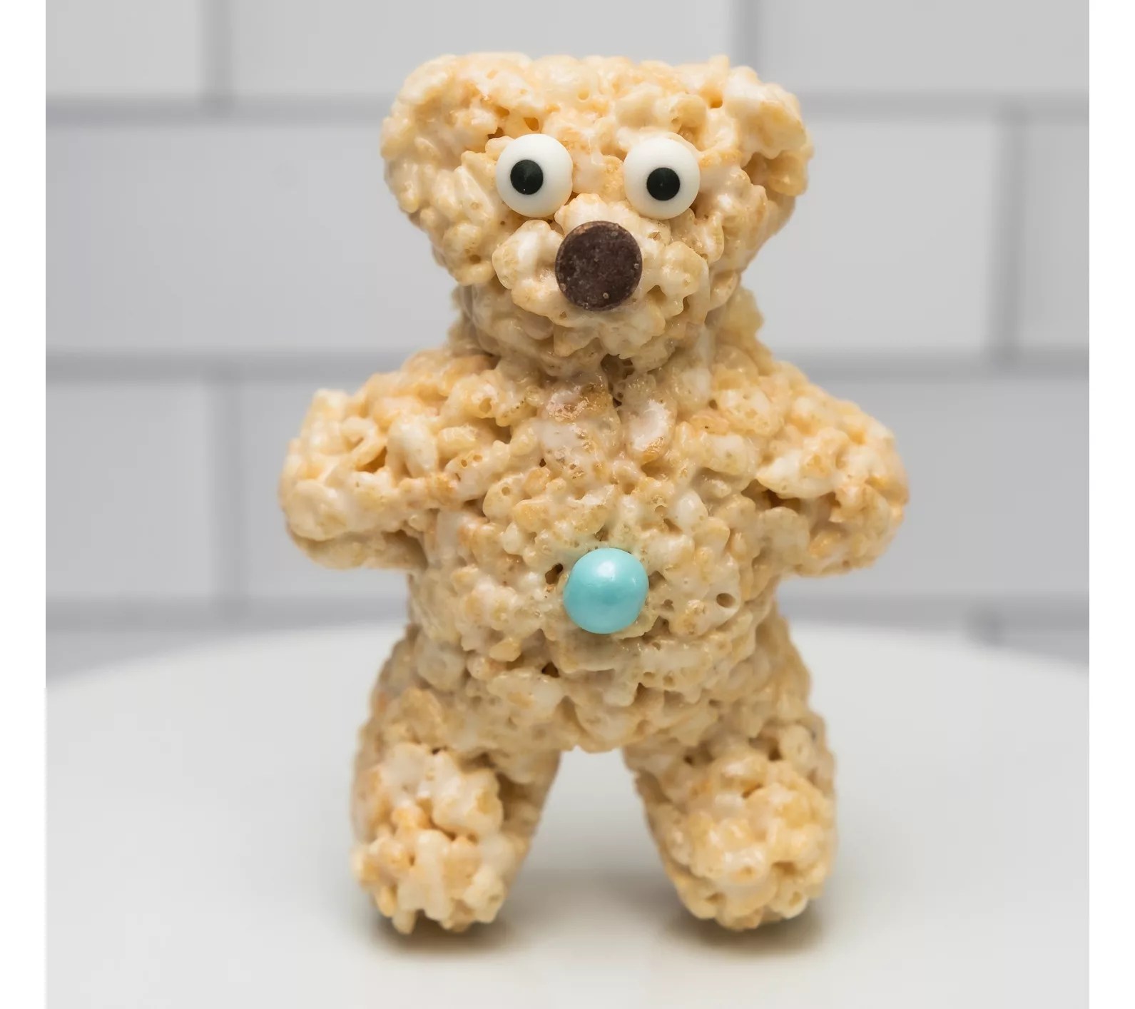 Creative Crispies 12 Piece Baby Blue Gift Basket