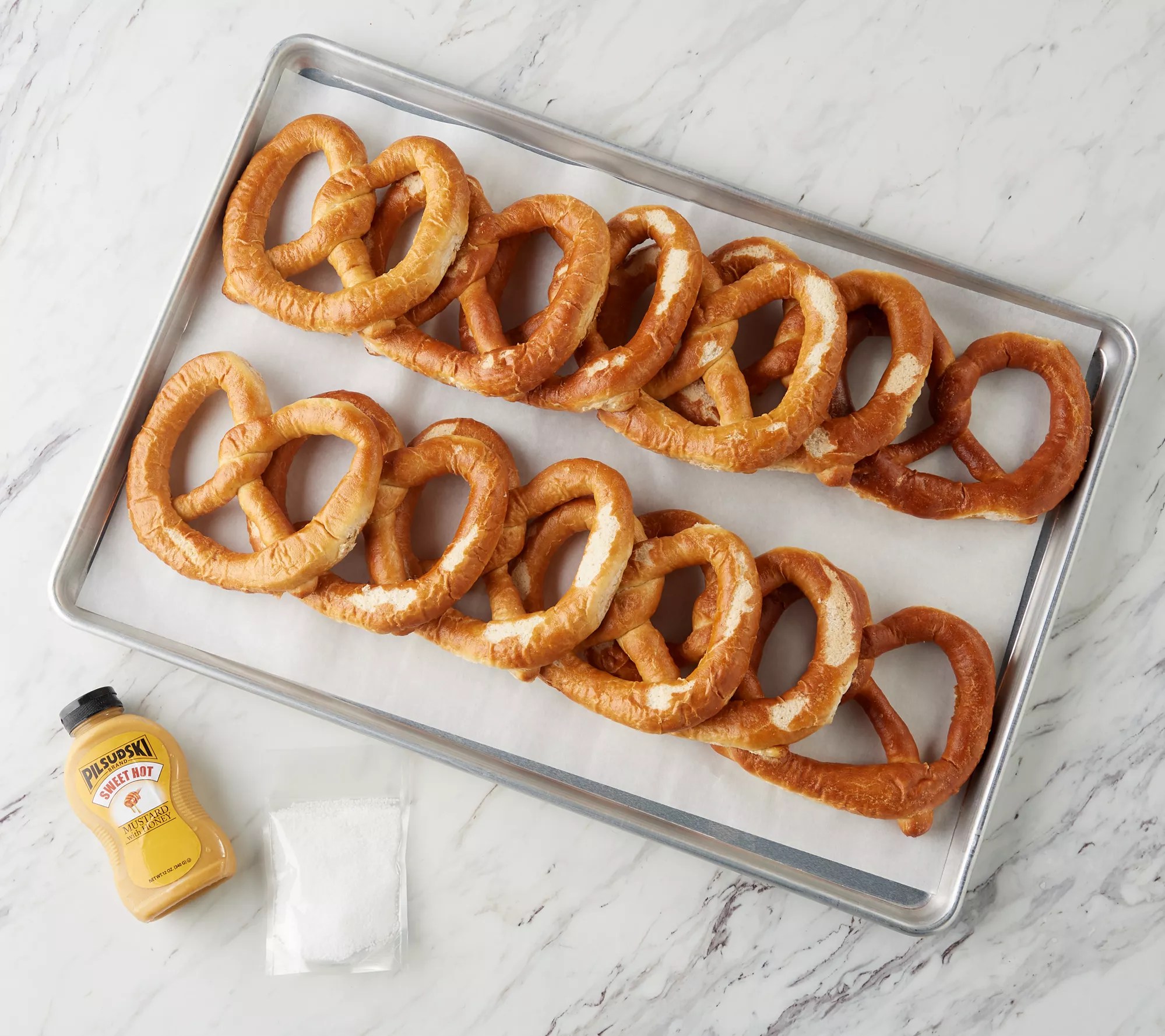 The Pretzel Co. (12) 6oz Signature Hand Twisted Soft Pretzels