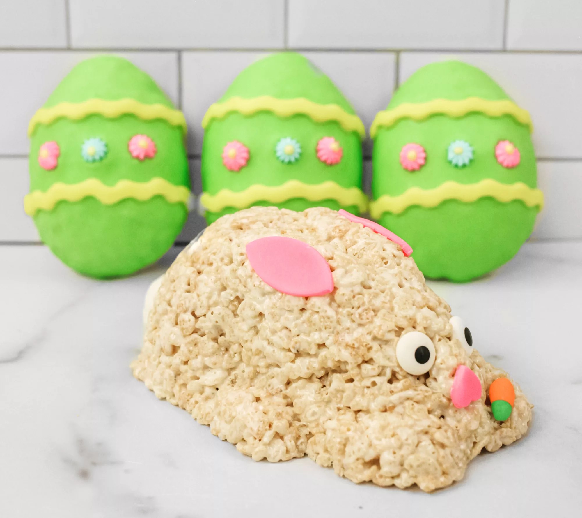 Creative Crispies 4 Piece XL Bunny & Easter Egg Treats