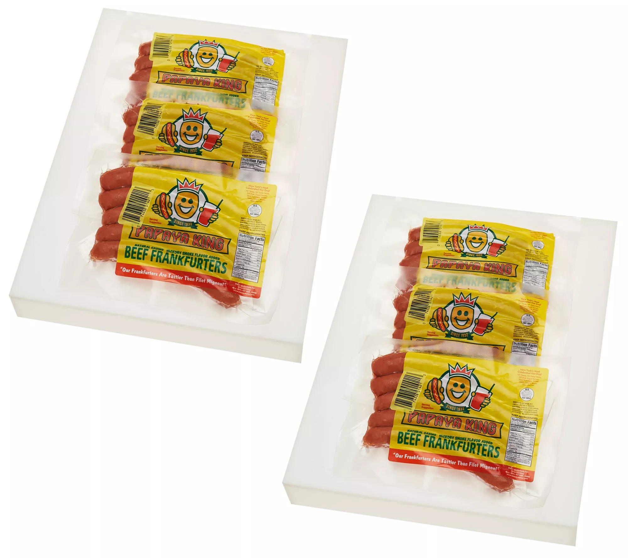 Papaya King (30) 2oz Iconic New York Hot Dogs
