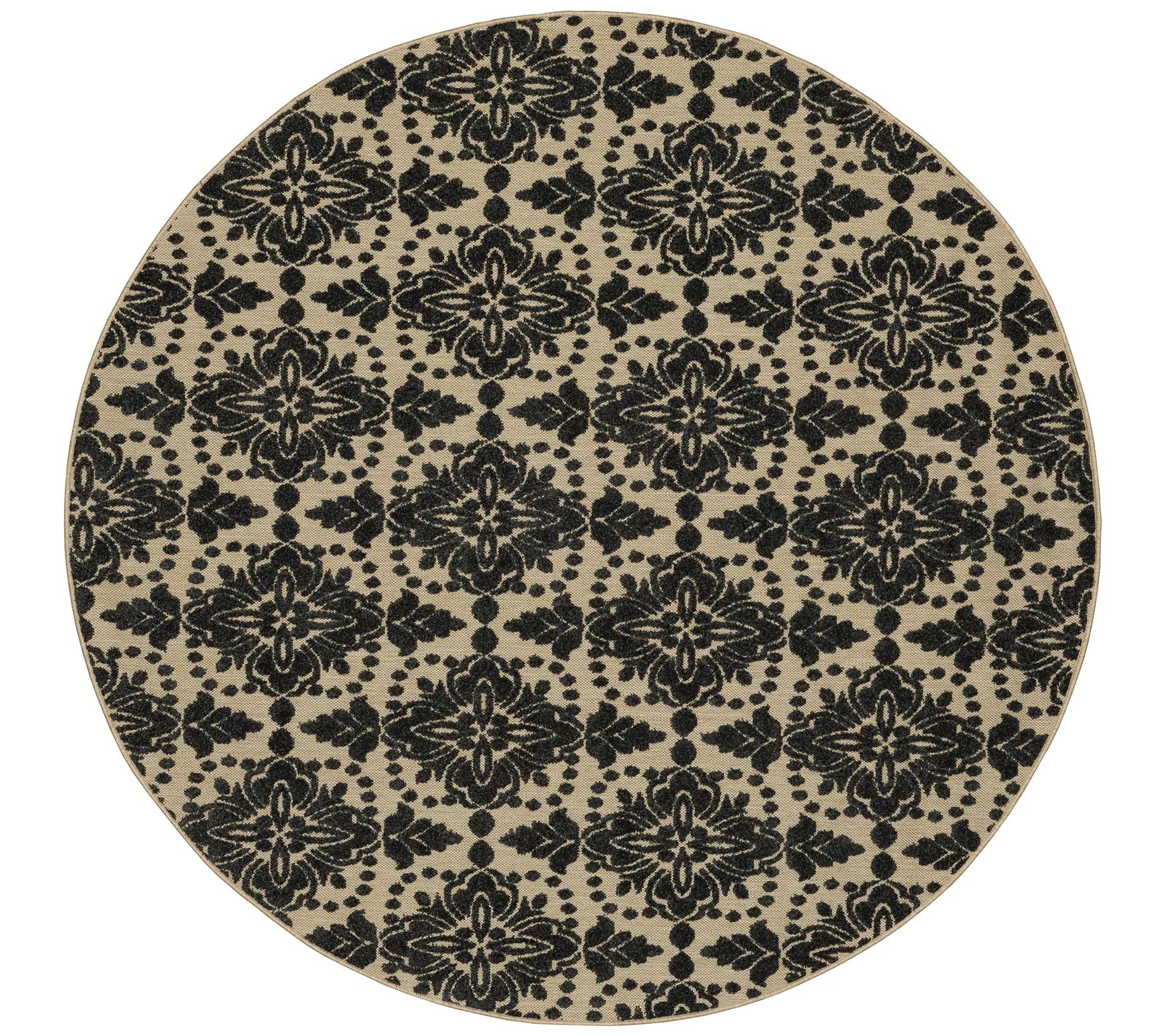 Ultimate Innovations California Villa 94" Round In/Outdoor Rug