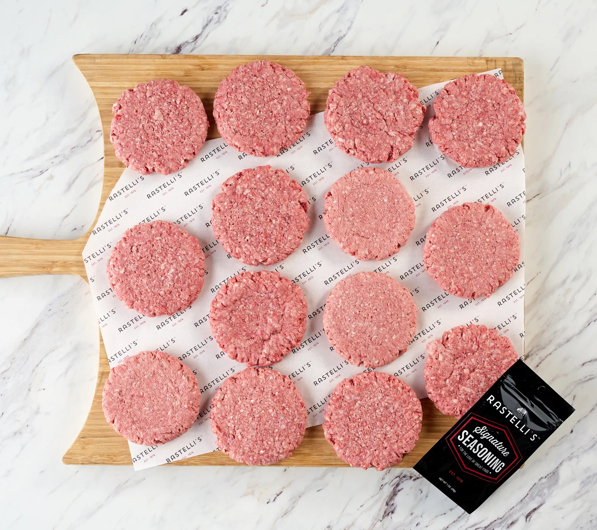 Rastelli's (14) 5.3-oz Wagyu Beef Burgers Auto-Delivery - QVC.com