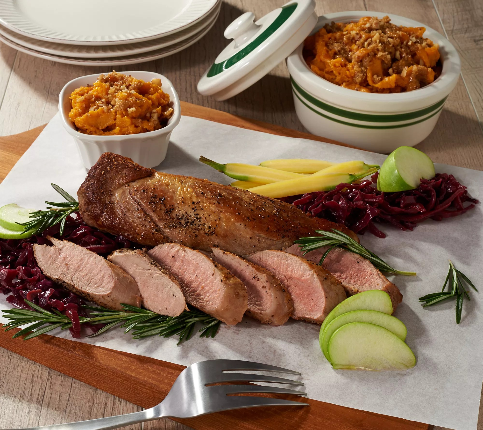 Kansas City (2) 1lb Pork Tenderloins & Sweet Potato Casserole