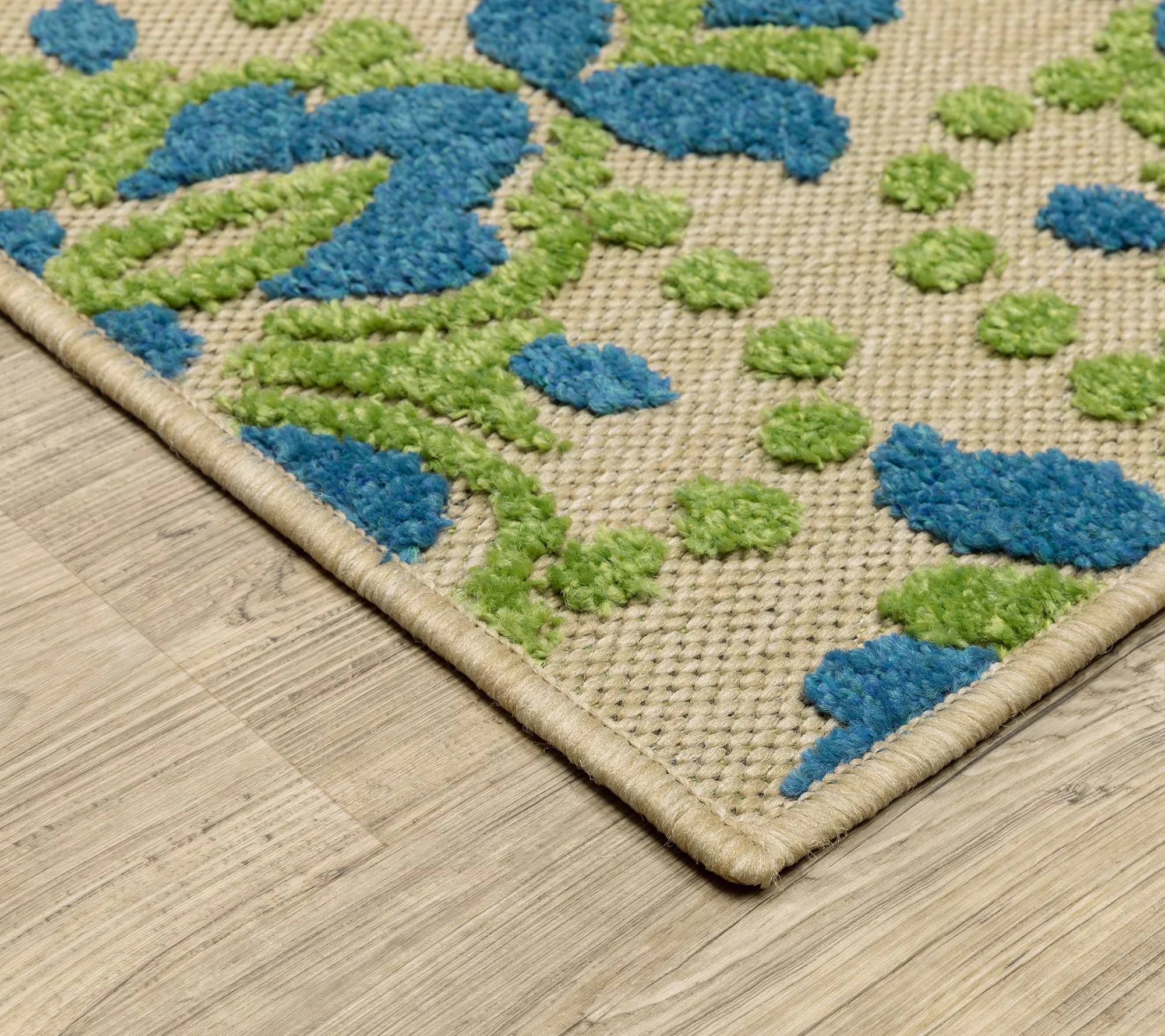 Ultimate Innovations California Villa 1'8"x5' In/Outdoor Rug