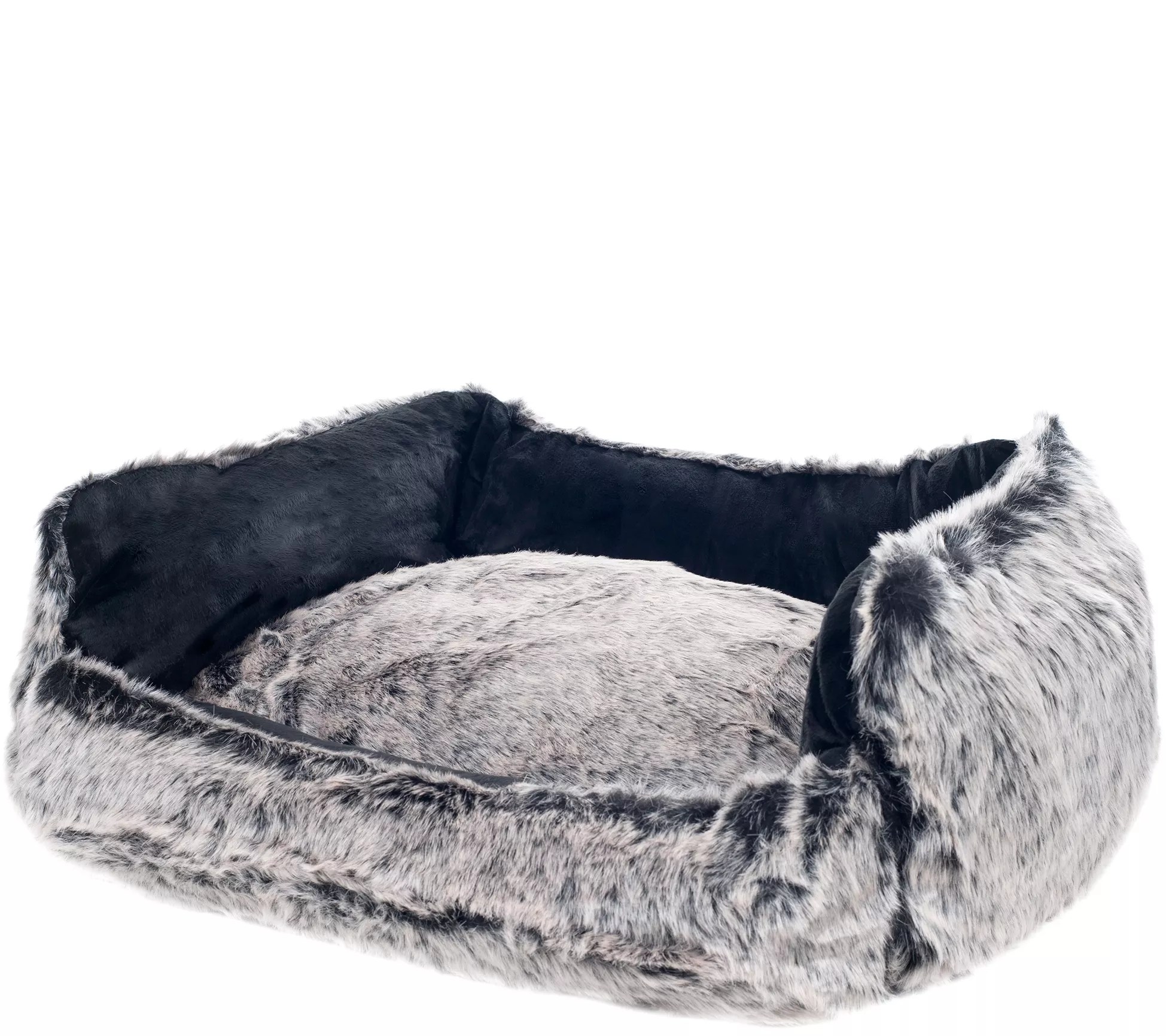 PETMAKER Faux Fur Dog Bed Large