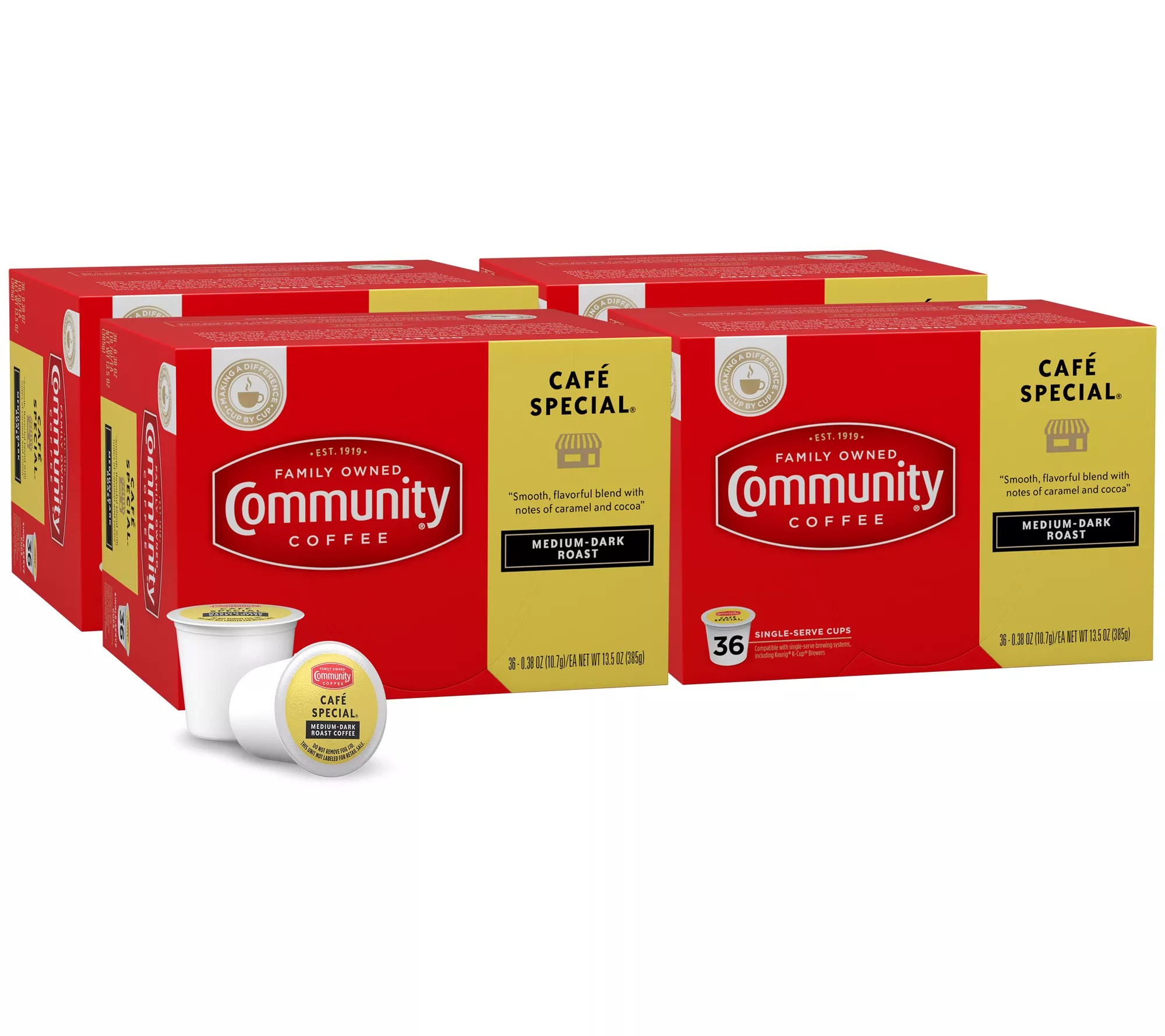 Community Coffee 144ct Cafe Special SingleServe Cups