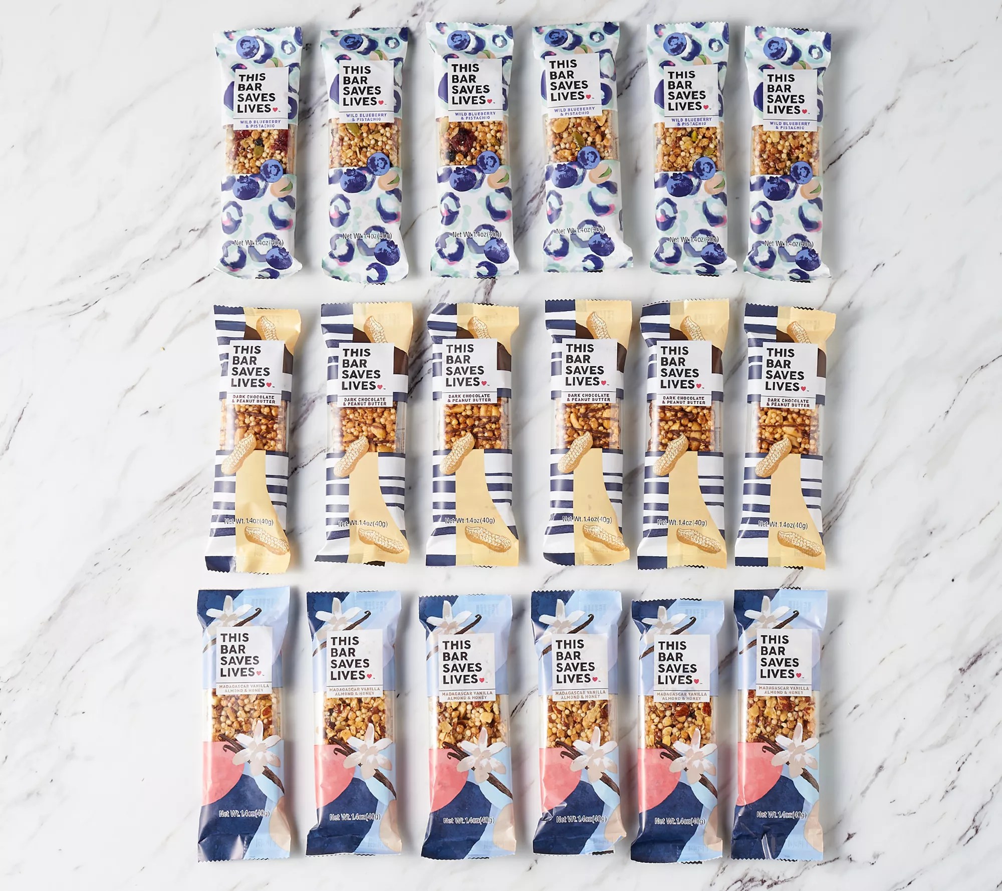 This Saves Lives (18) 1.4oz Snack Bar Assortment