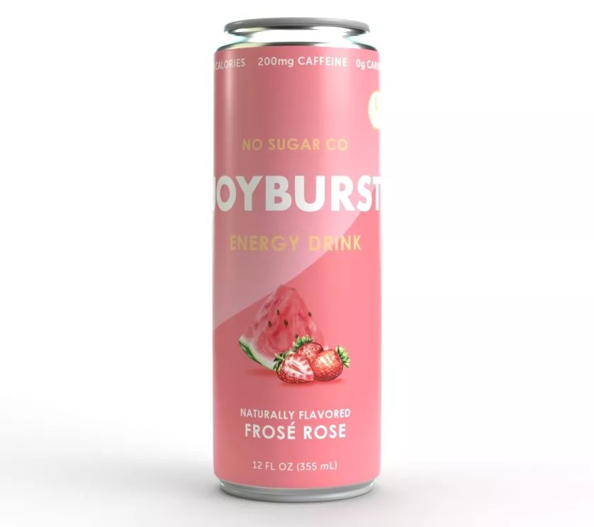 Joyburst (12) 12 Oz. Energy Drink Frose Rose