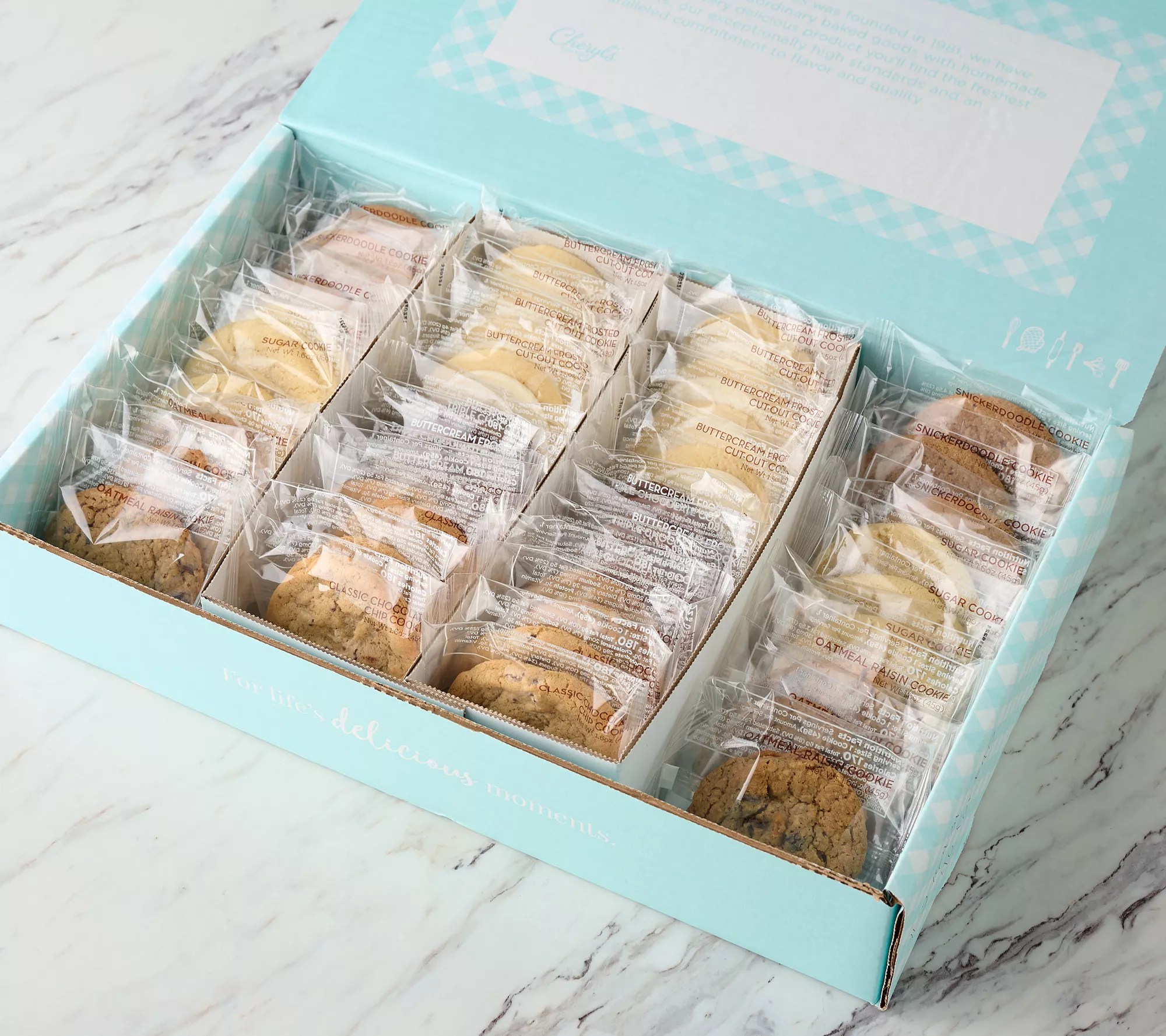 Cheryl's 40 Piece Classic Favorite Cookie AutoDelivery