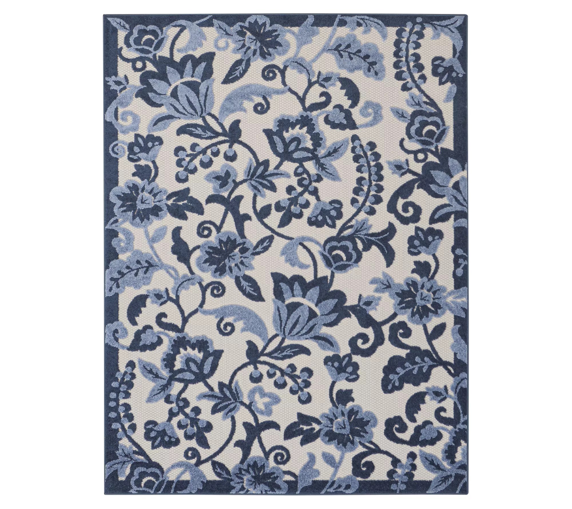 Nourison Home Oasis Garden Indoor/Outdoor 5.3' x 7' Rug