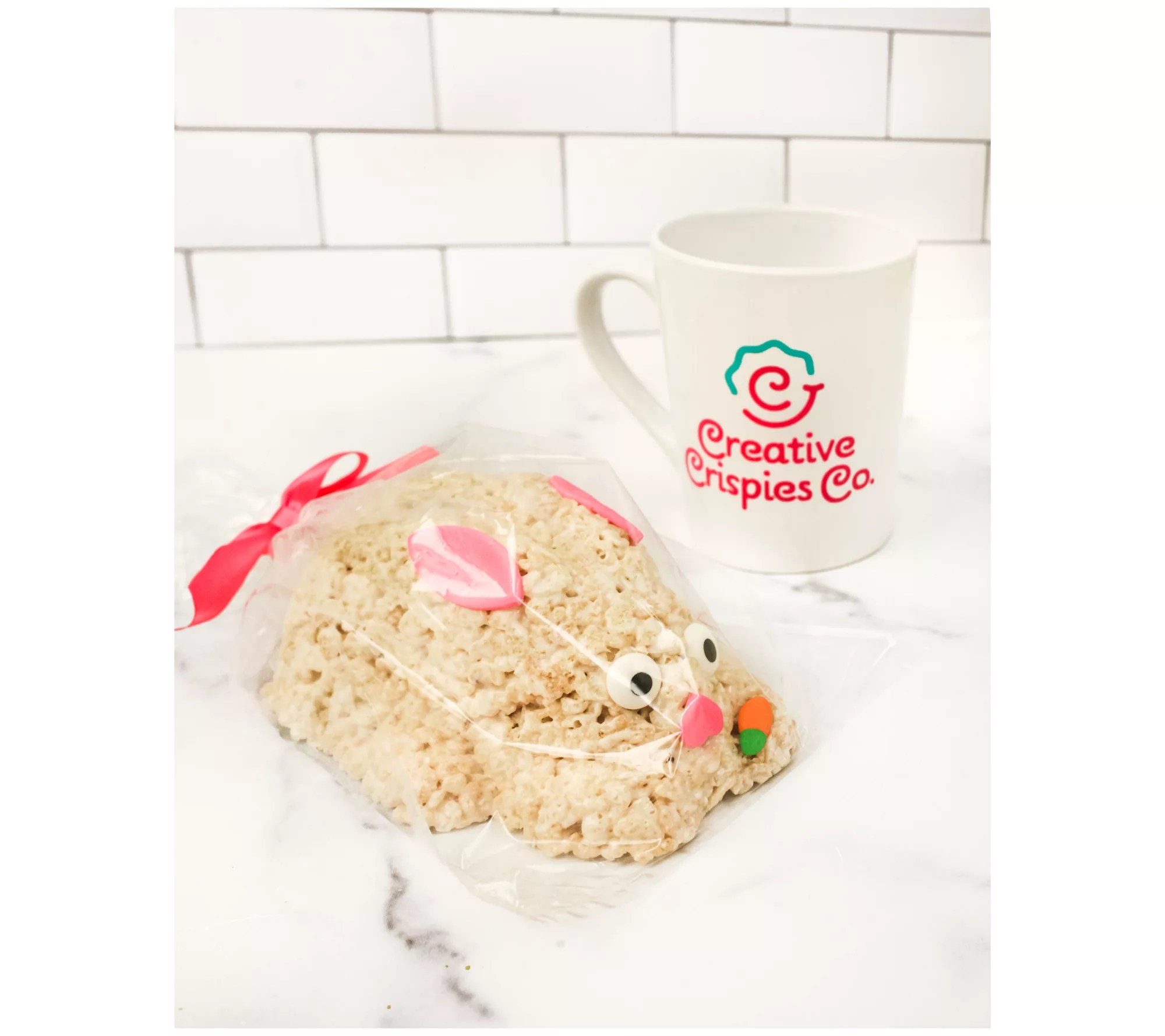 Ships 3/28 Creative Crispies 2Pc Easter XL Bunny Treats