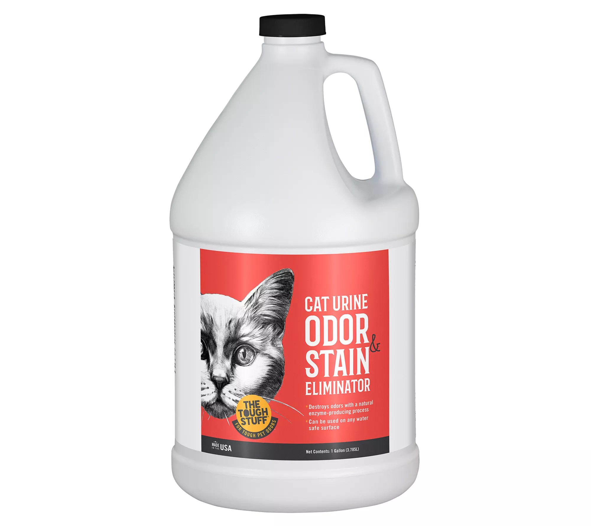 Nilodor Tough Stuff Cat Urine Odor & Stain Eliminator, 1 gal