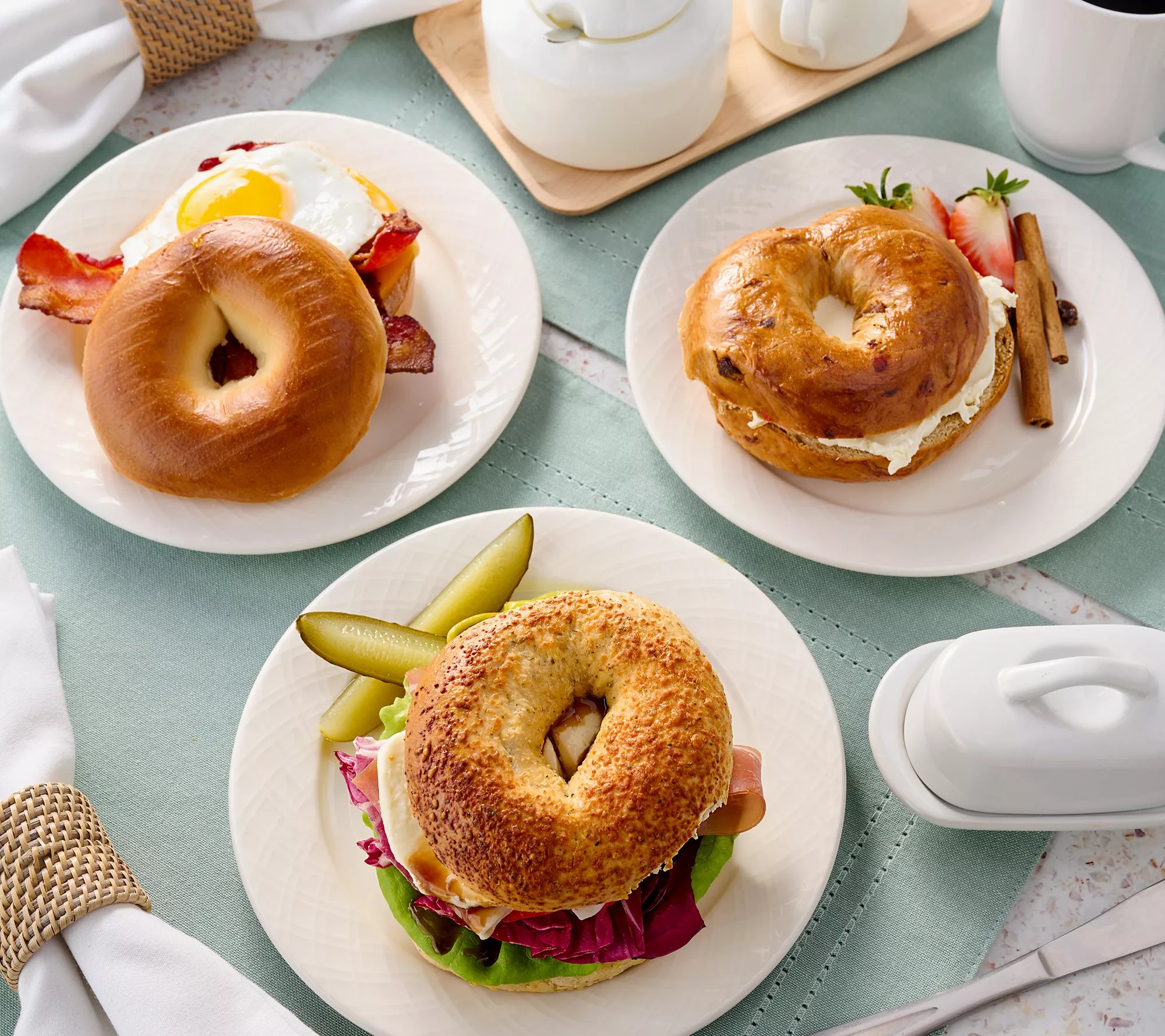 Just Bagels (24) 4 oz NYC Kettle Boiled Sweet or Savory Bagels