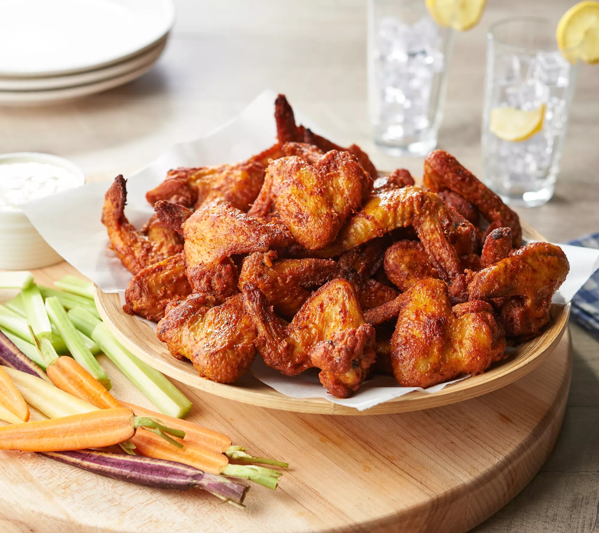 (QVC) QVC2 Corky's BBQ 4lbs Seasoned Roasted Whole Chicken Wings