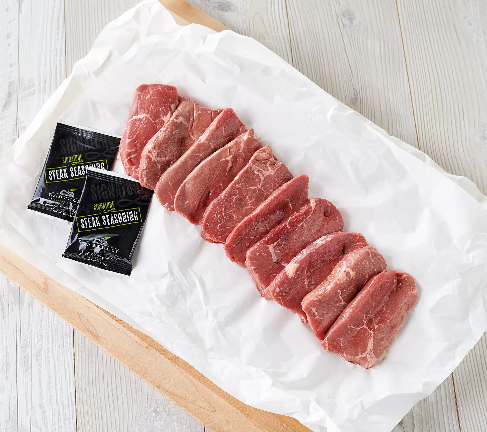 Rastelli's (10) 6oz Black Angus Sirloin Steaks