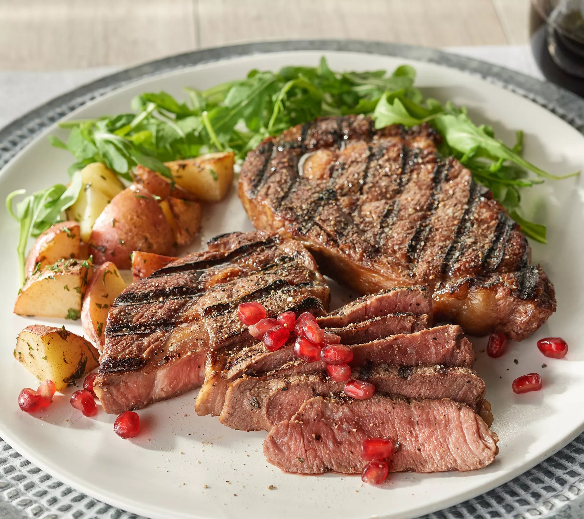 Rastelli's (8) 8oz Grass Fed Ribeye Steaks AutoDelivery