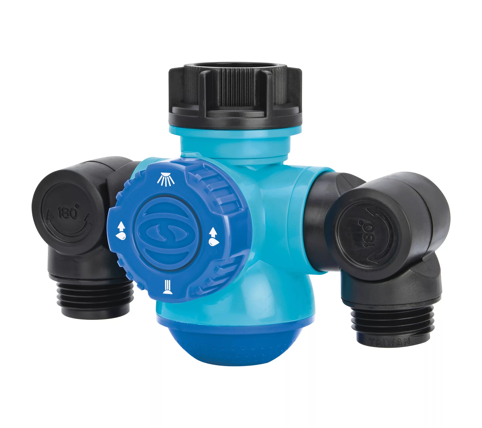 Aqua Joe MultiFunction Dual Faucet and Hose Connector
