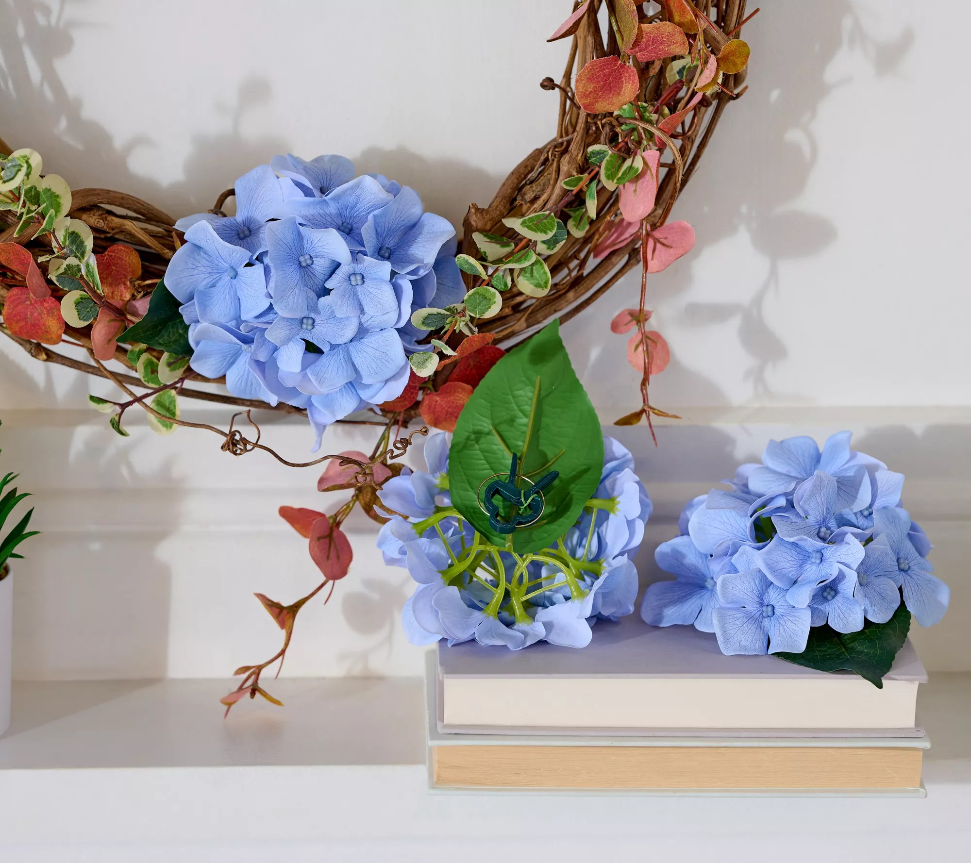 Barbara King Set of 3 Real Touch Indoor/ Outdoor Clip On Flowers