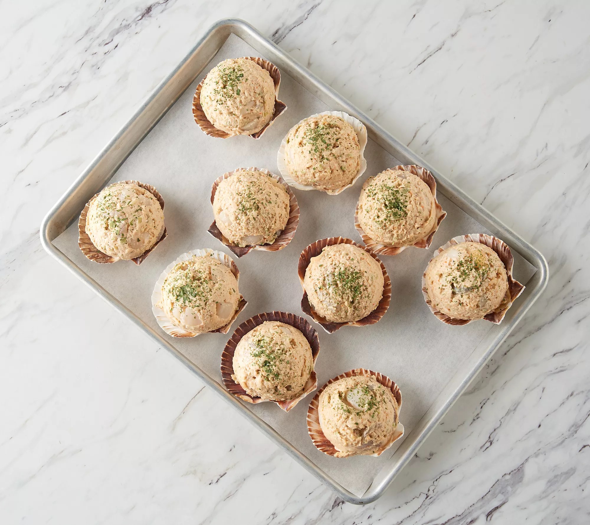 Egg Harbor (10) 6oz. Gourmet Stuffed Scallops in Shells