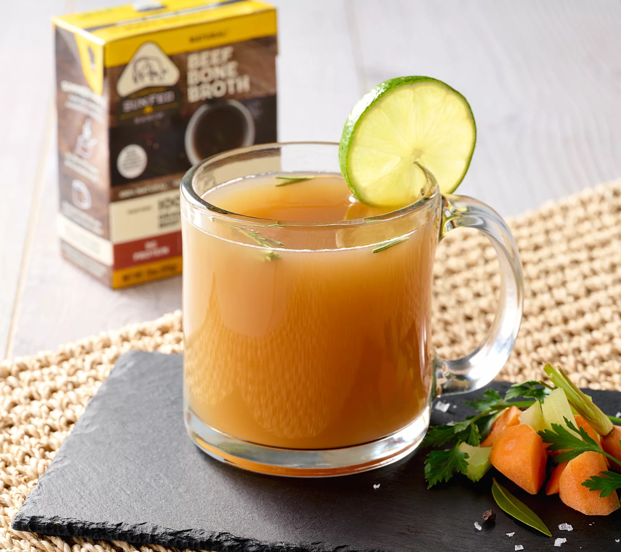 SunFed Ranch (4) 12oz Boxes Grass Fed Chicken or Beef Bone Broth