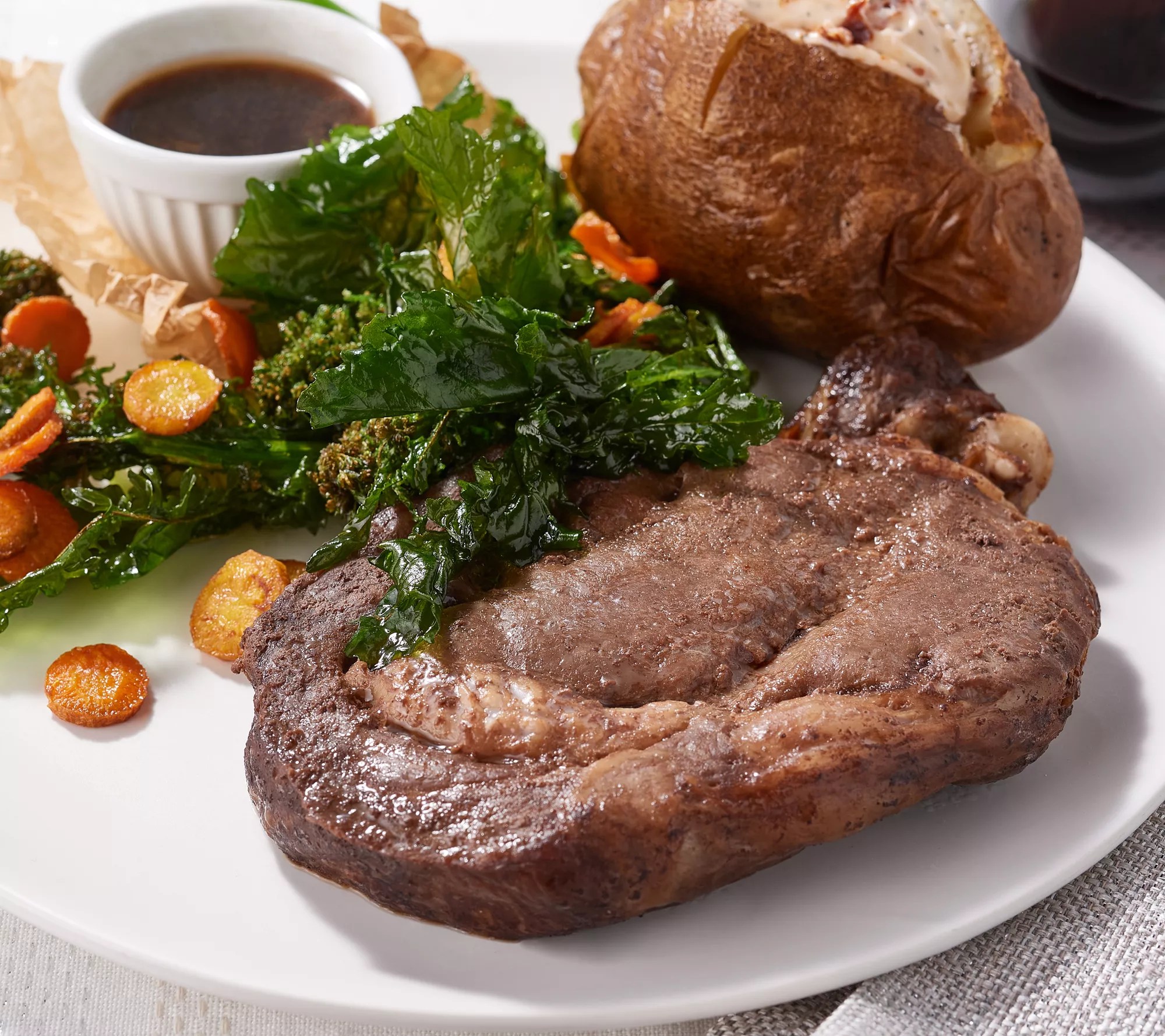 Rastelli (4) 12-Oz Fully Cooked Prime Rib Portions - Qvc.com