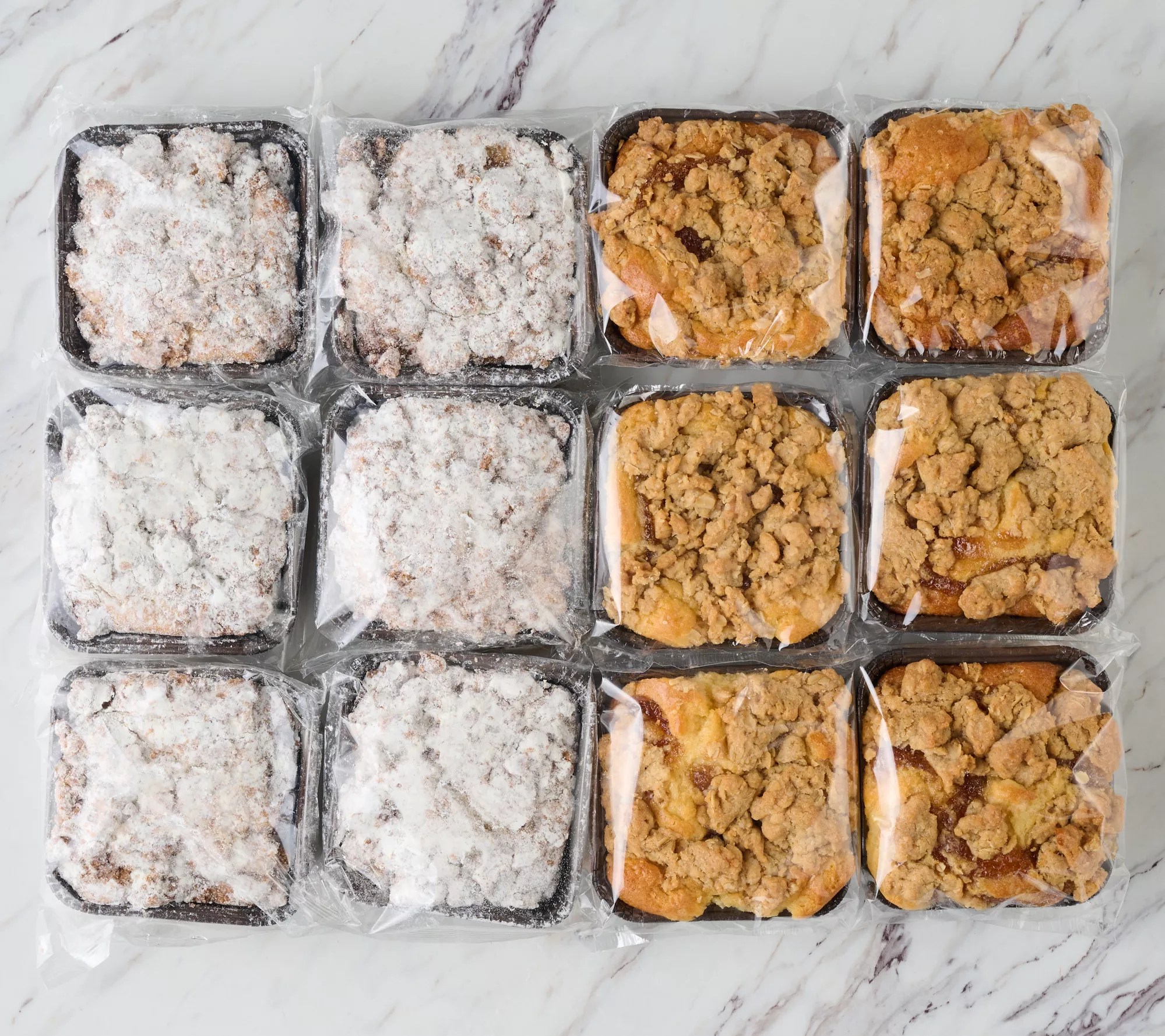 Jimmy the Baker (12) 6.5 oz Cinnamon or Apple Streusel Crumb Cakes