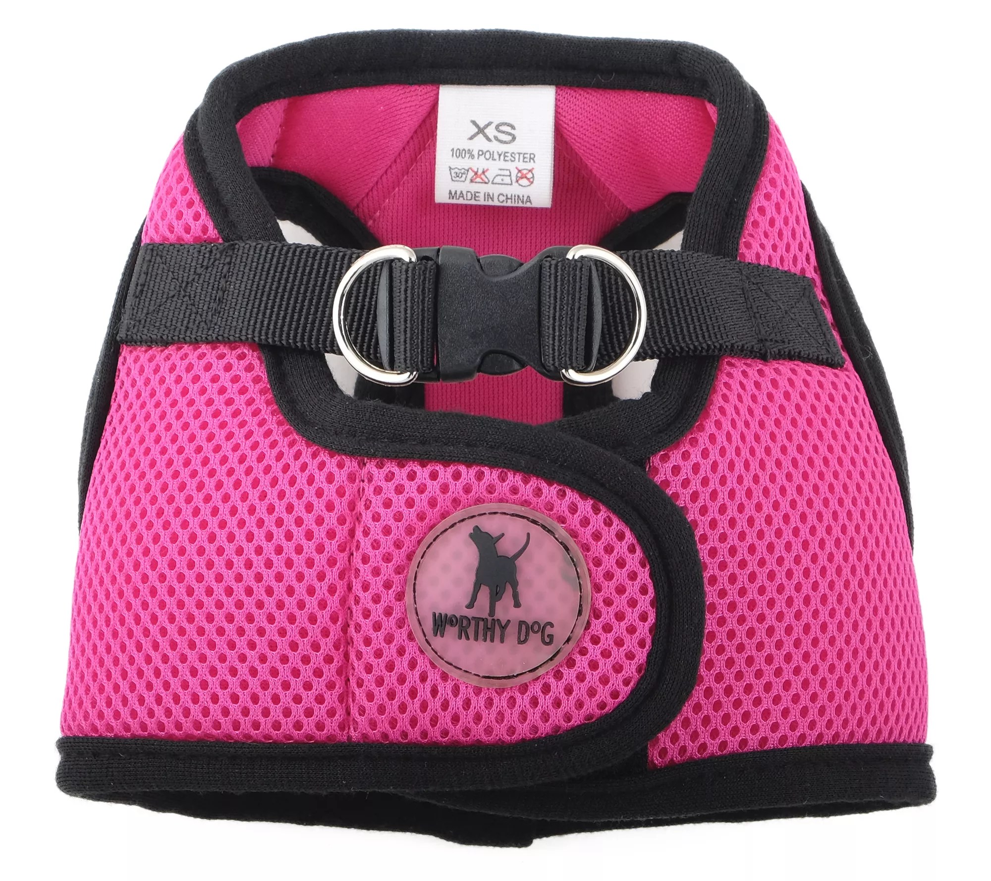 The Worthy Dog Pink Mesh Sidekick Harness