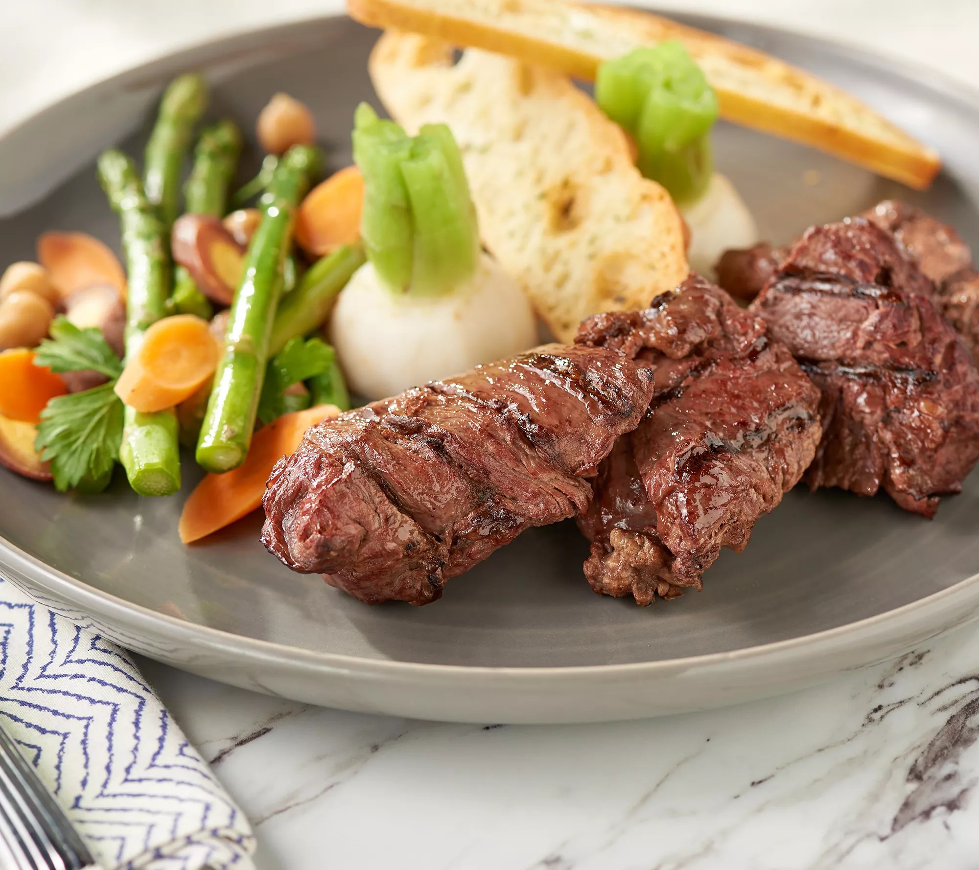 Kansas City Steak Co. (5) Tenderloin Tips with 6.5oz Seasoning