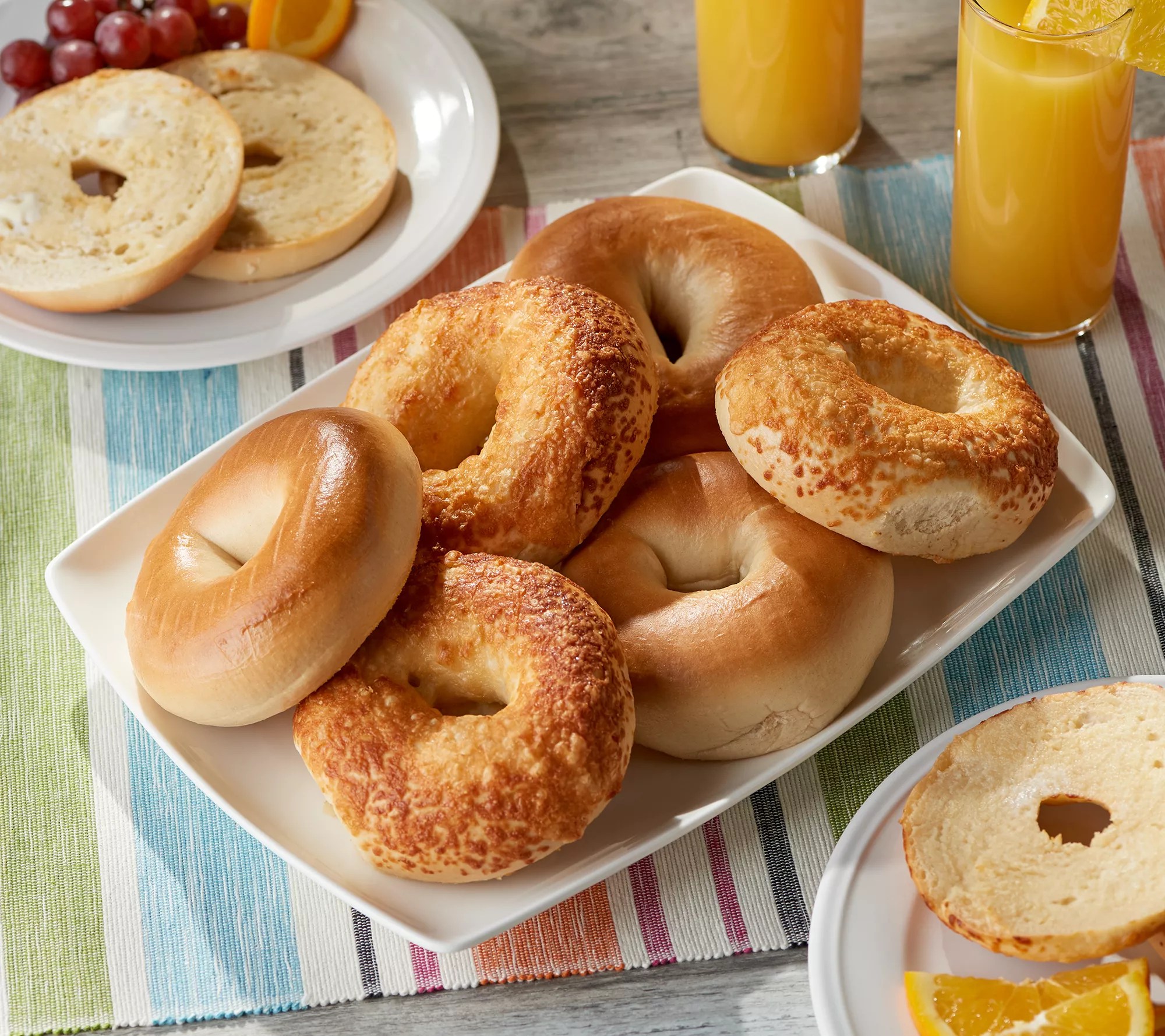Just Bagels NYC Kettle Boiled (24) 4oz Bagel Sampler