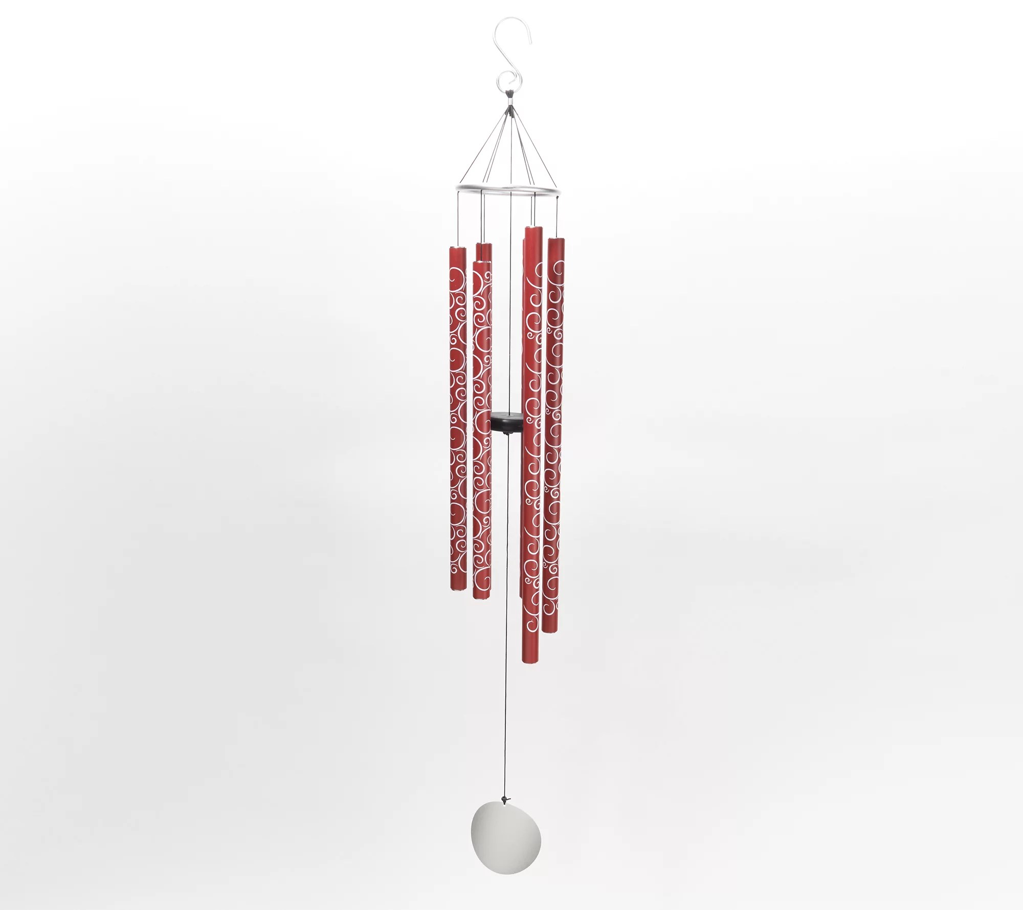 Marigold Six Bell Hand Tuned Wind Chimes w/ Scroll Design