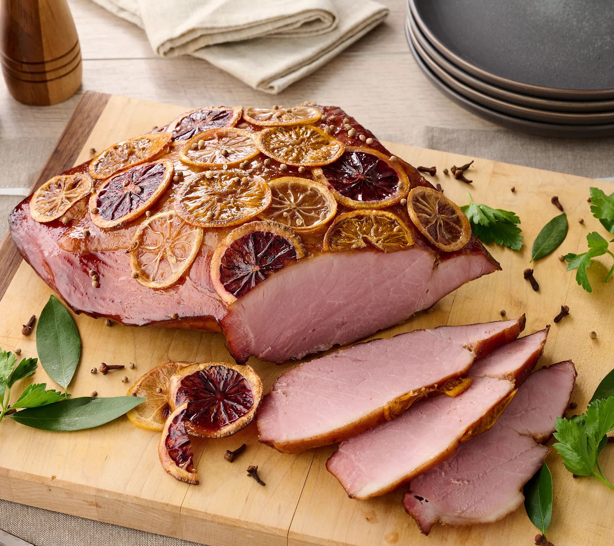 Rastelli's 4lb Fully Cooked Boneless Carver Ham with Glaze