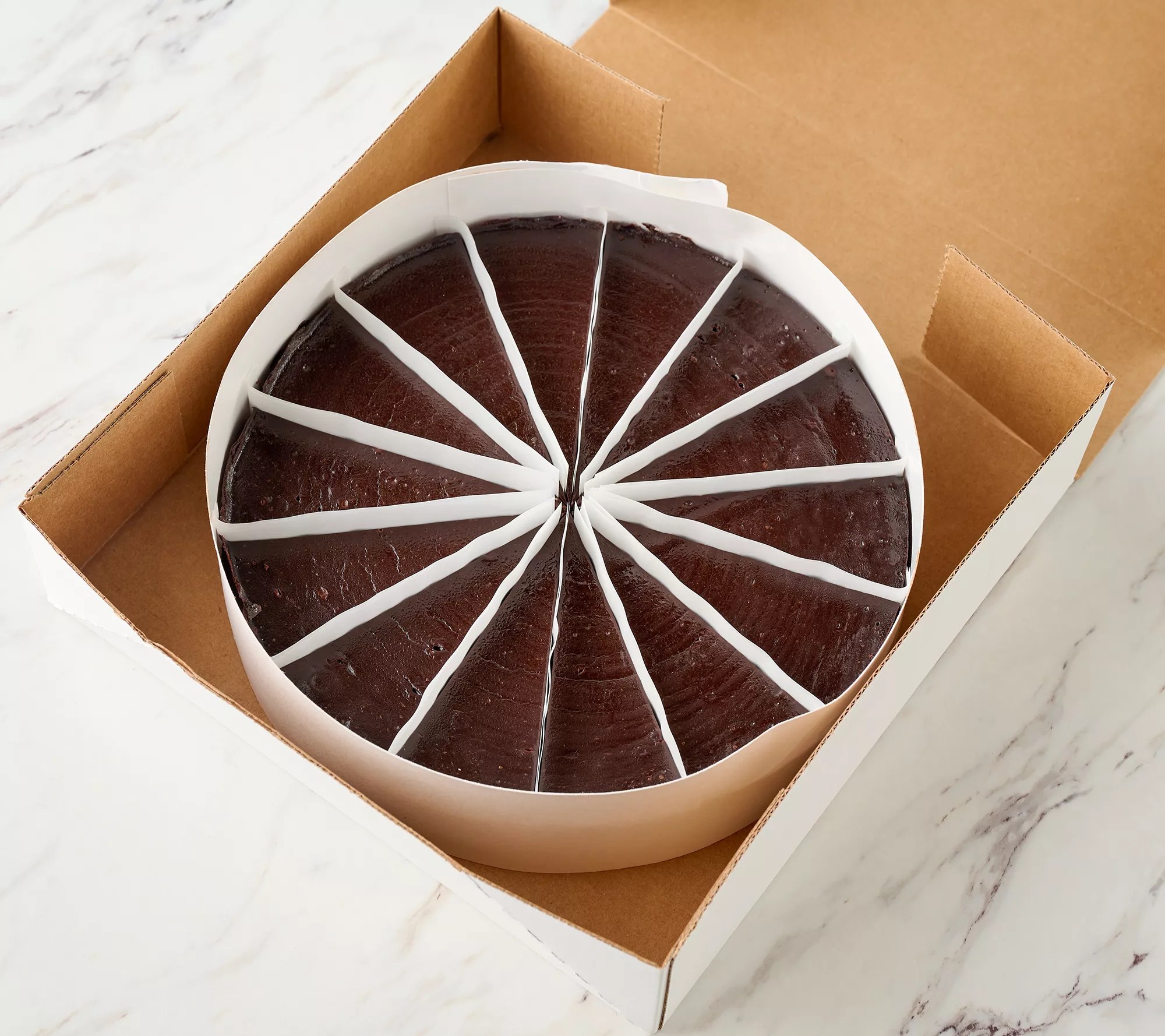 Geoffrey Zakarian 4 LB PreCut Flourless Chocolate Cake