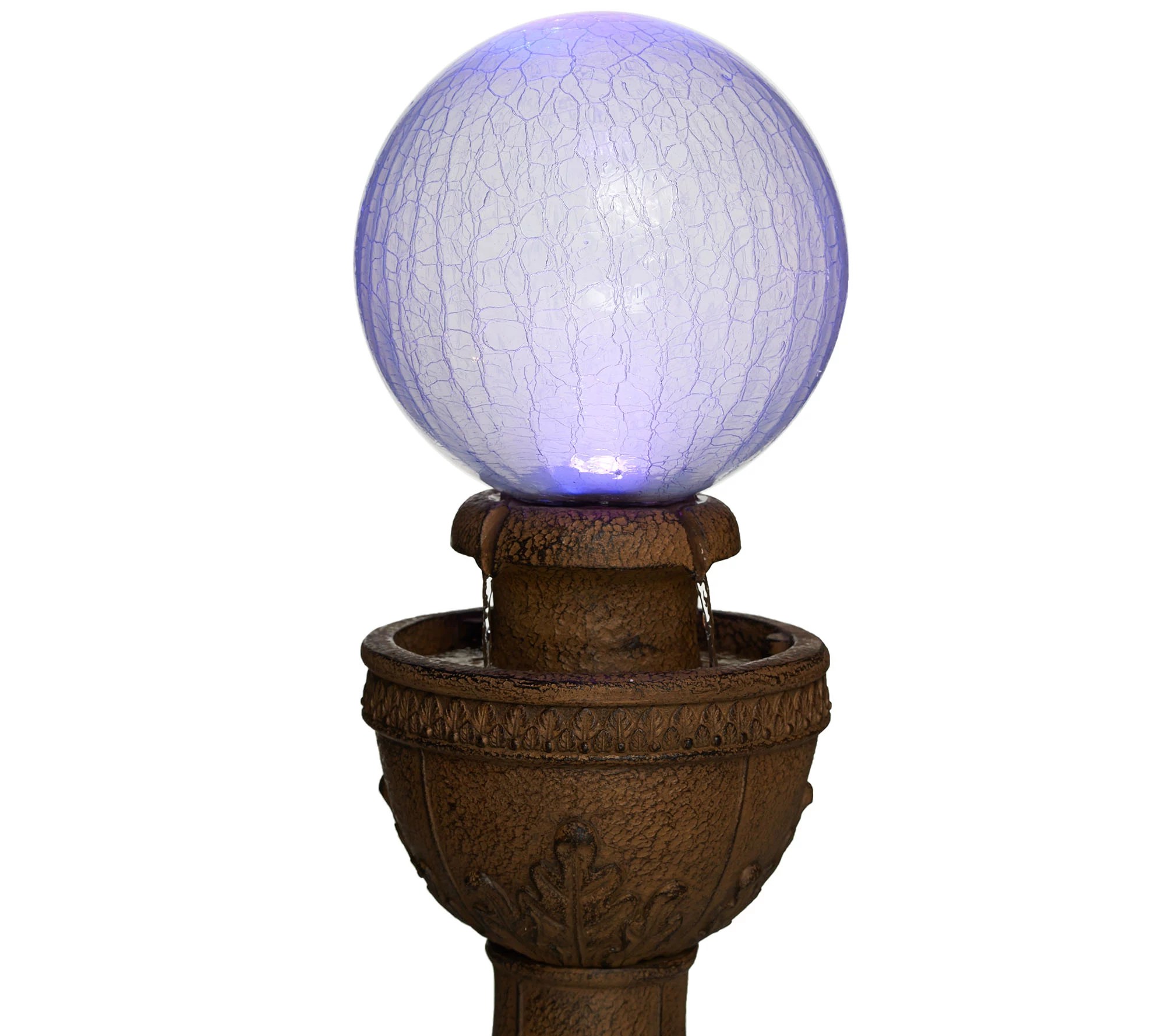 Bernini Murano Color Changing Glass Ball Fountain