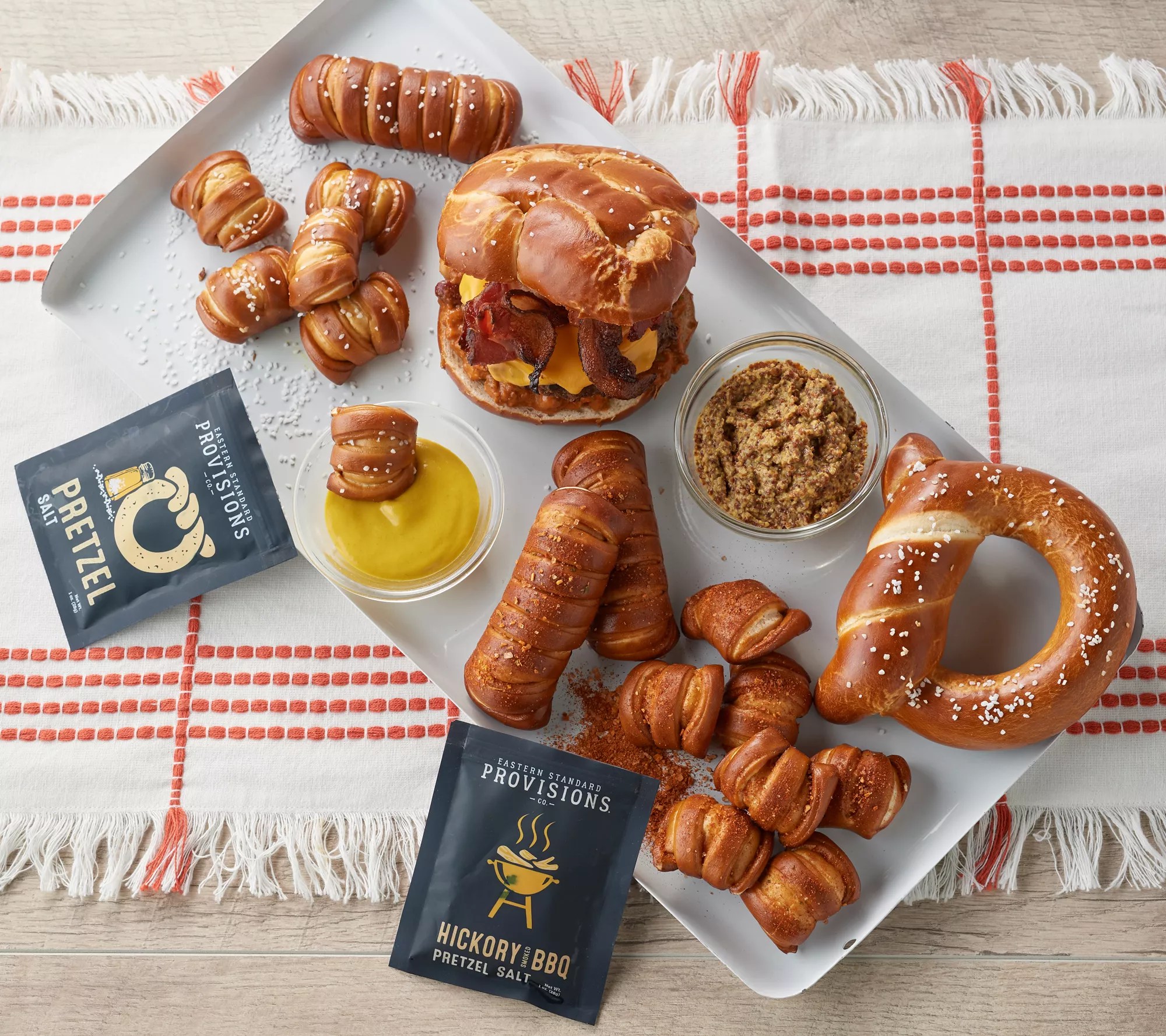 ES Provisions Pretzel Variety Pack with (2) Pretzel Seasonings