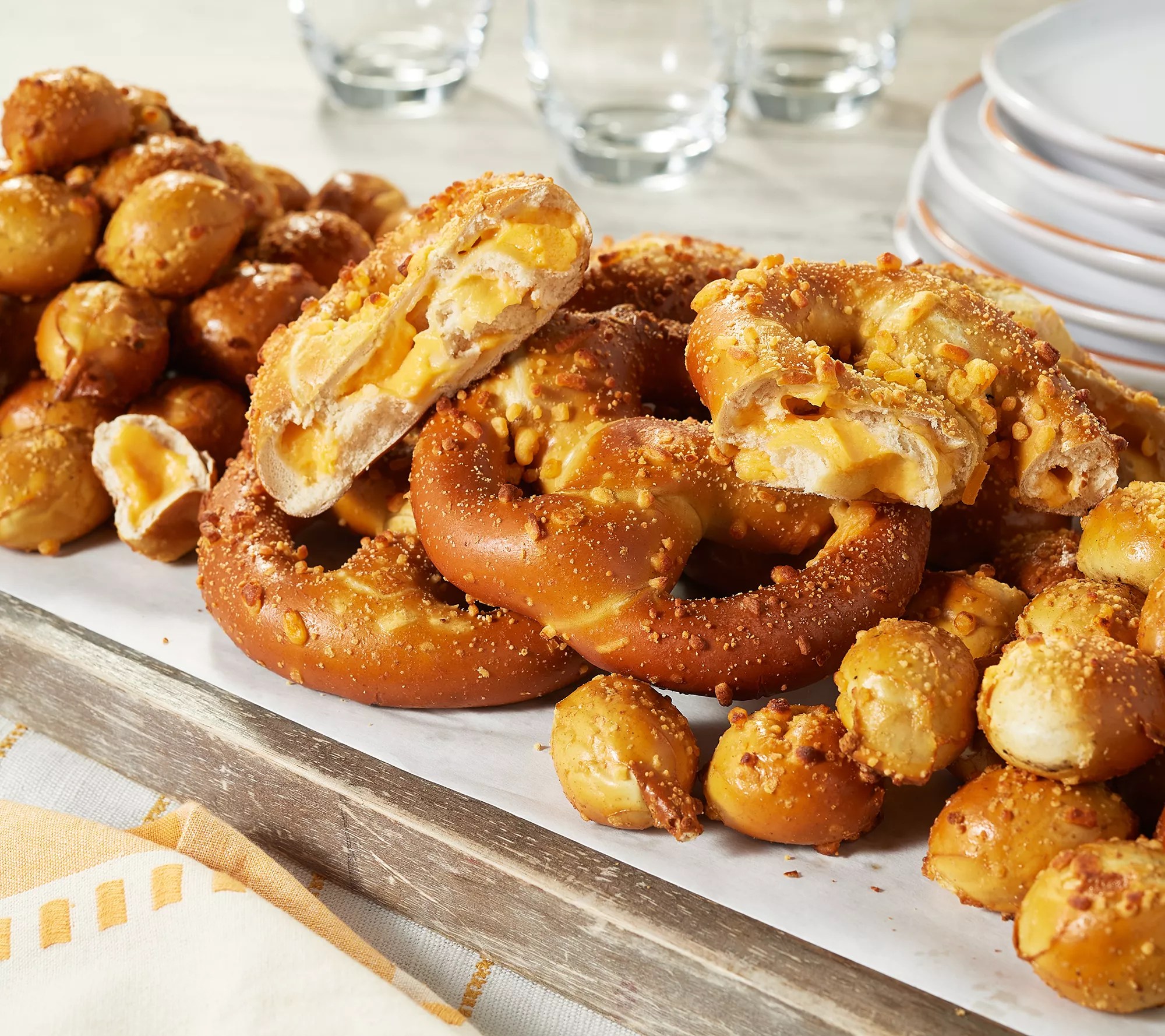 Kim & Scott's (8) Stuffed Pretzels & (60) Cheddar Poppers AutoDelivery