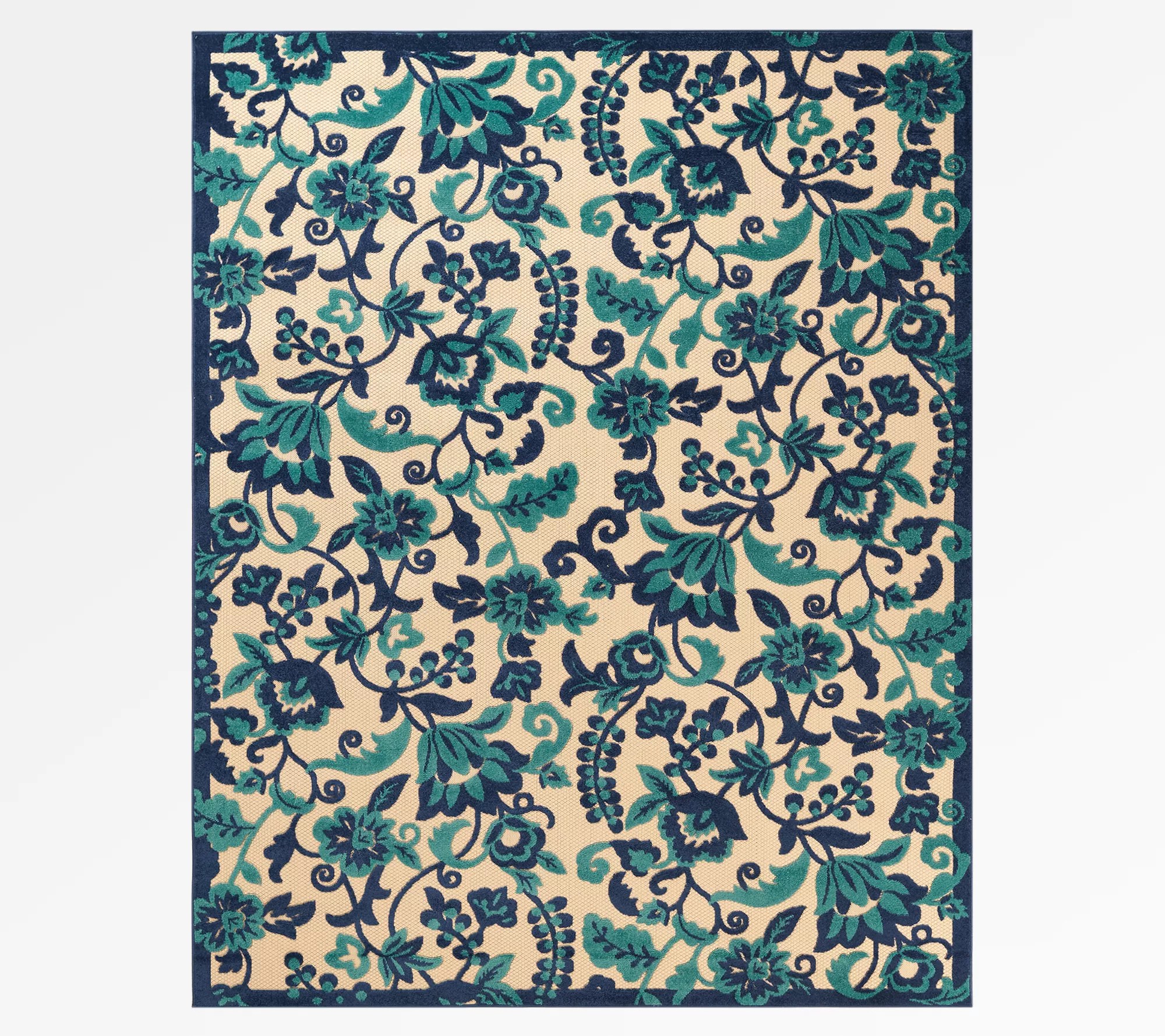 Nourison 7' x 9' Oasis Garden Indoor/Outdoor Rug