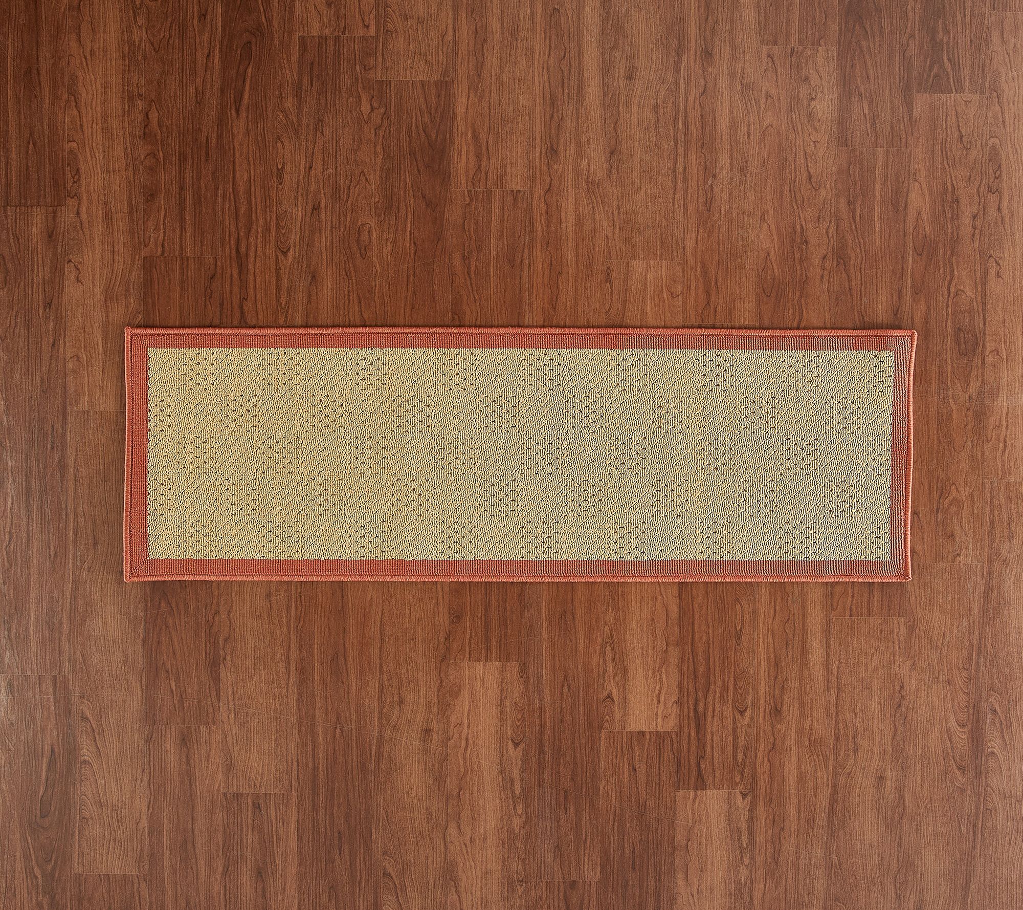 Veranda Living 1'8"x5' Runner Classic Solid Border In/Outdoor Rug