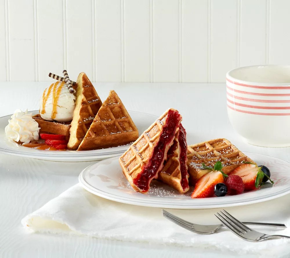 Prince Waffles (18) Fruit or Custard Filled Belgian Waffles
