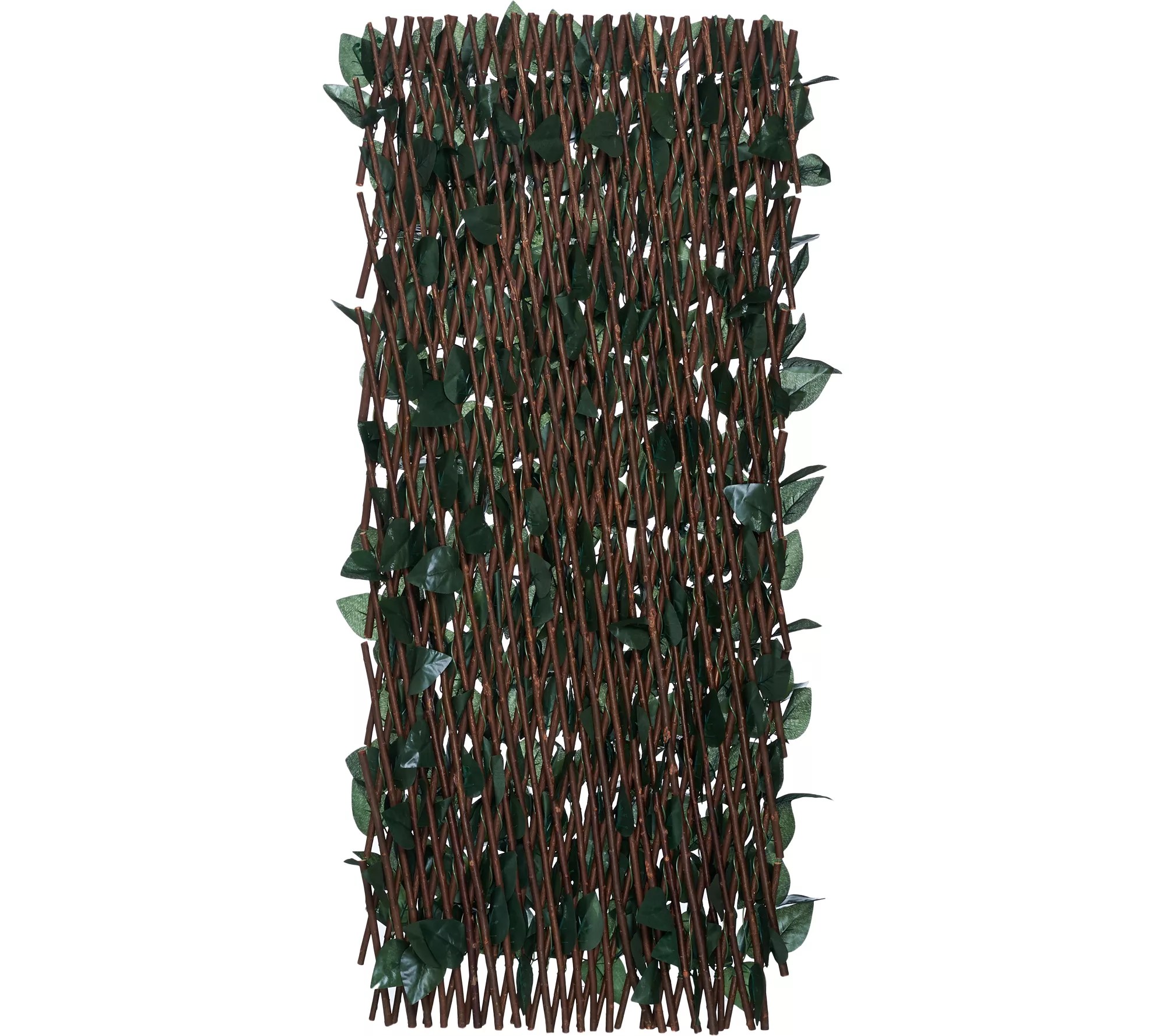 Compass Home Set of 2 Expandable Faux Ivy Privacy Fences