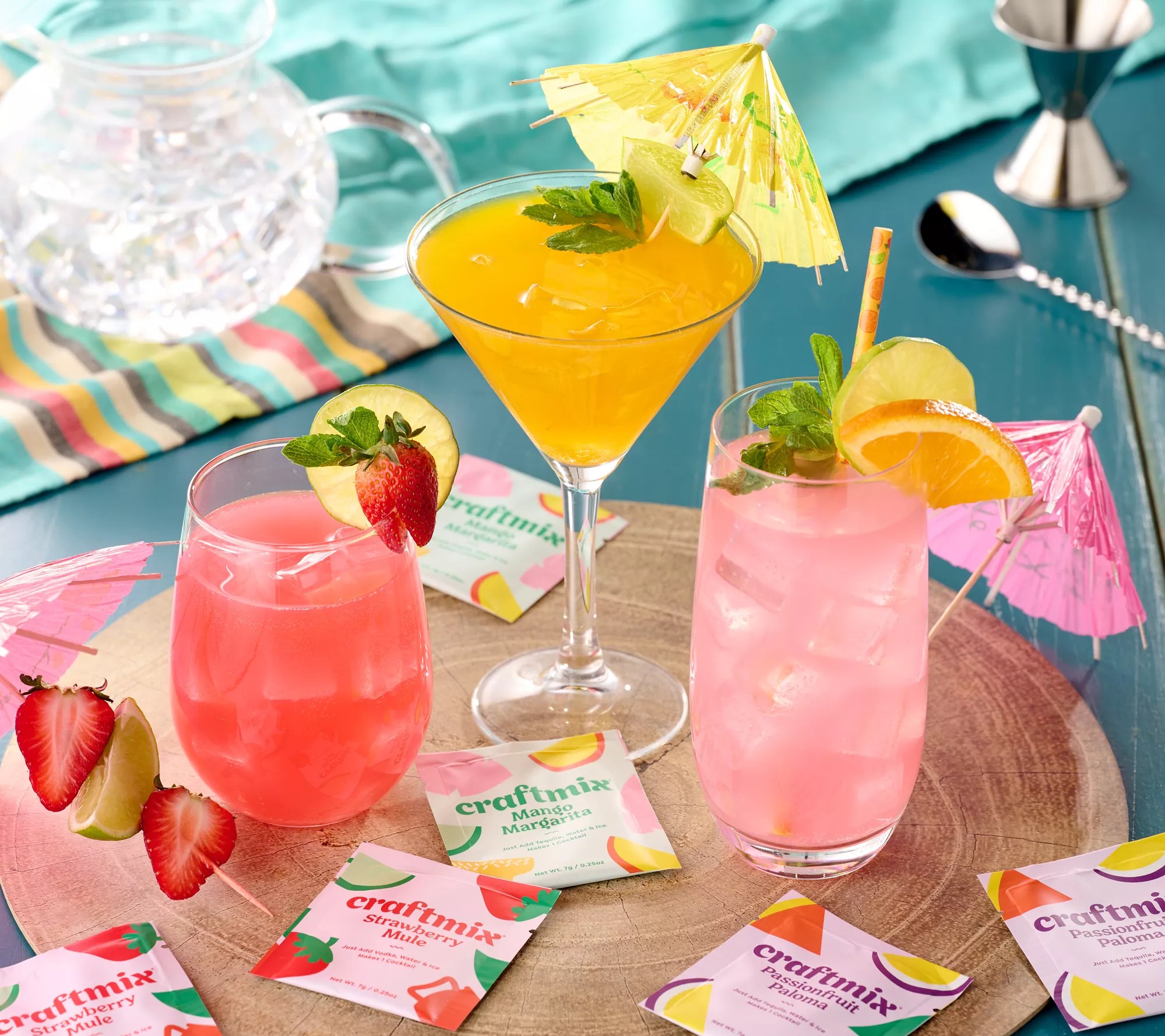 Craftmix 24ct Variety Pack of Instant Craft Cocktail Mixes