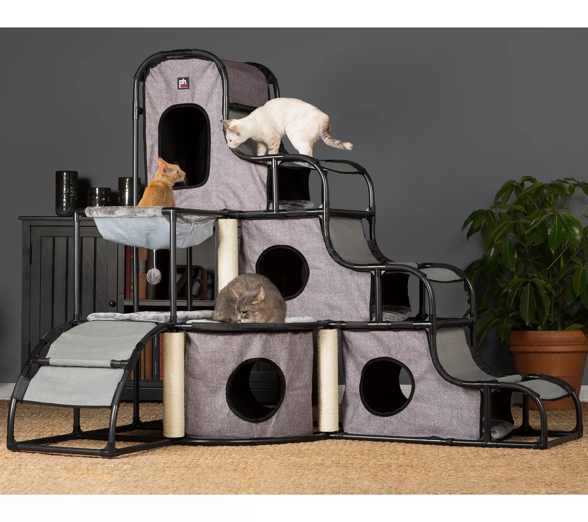 Prevue Pet Products Catville Tower Gray