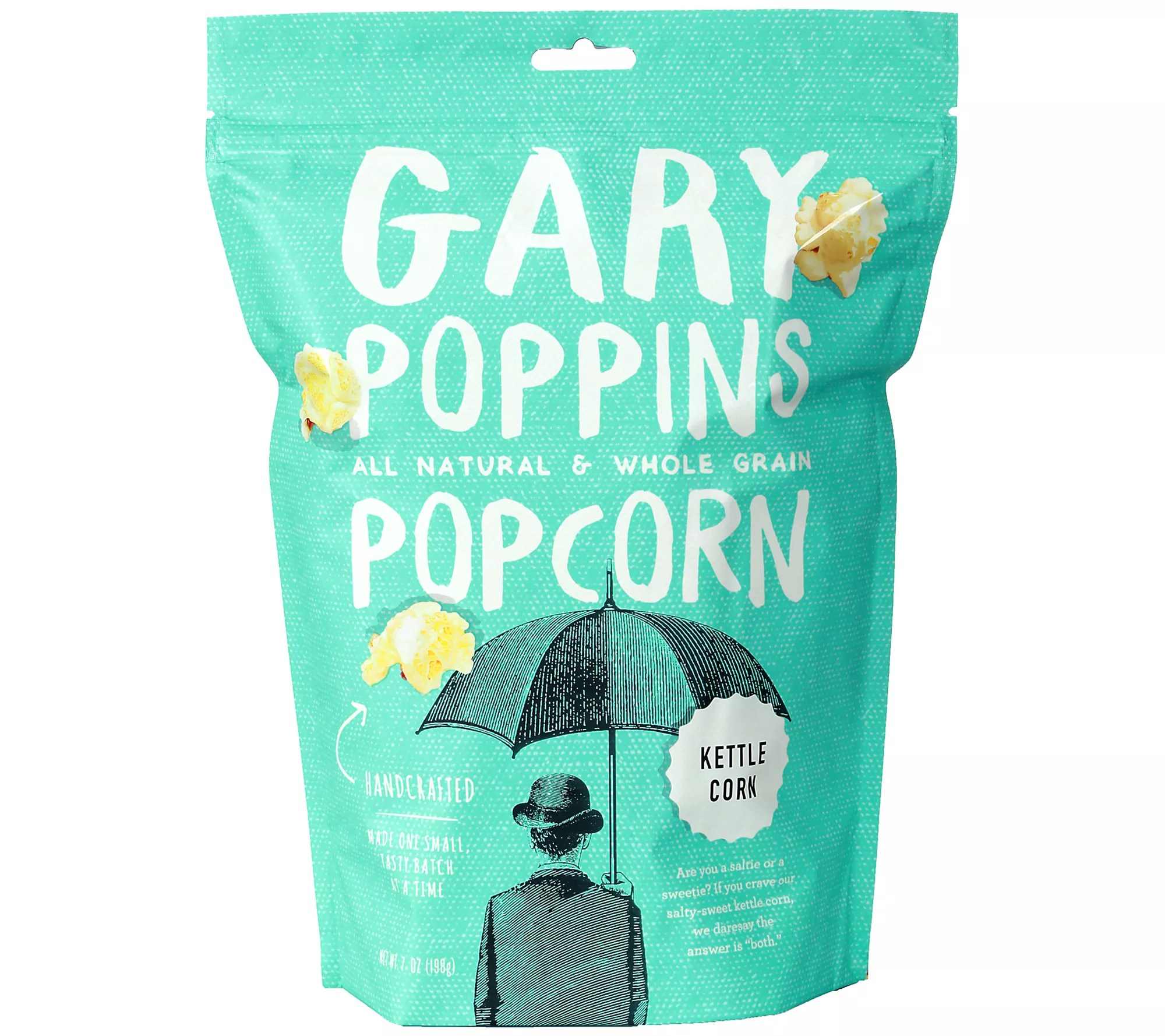 Gary Poppins (12) 7oz Kettle Corn Popcorn Bags