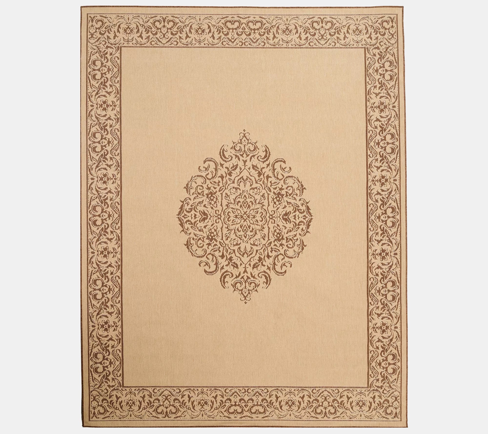Veranda Living 7'8"x 10' Royal Medallion Reversible Outdoor Rug