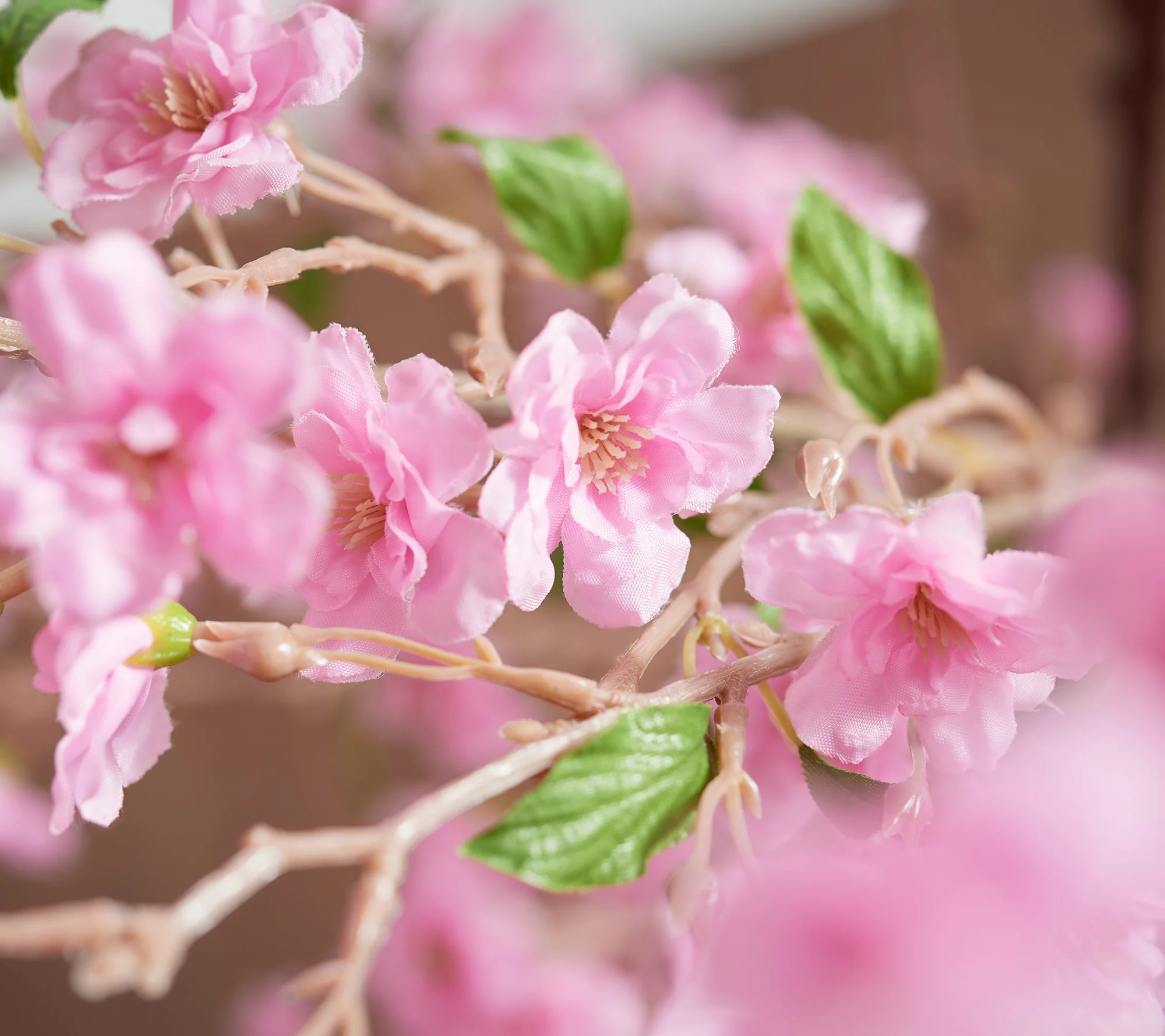 Wicker Park Indoor/Outdoor 4' Faux Cherry Blossom Sapling Bush