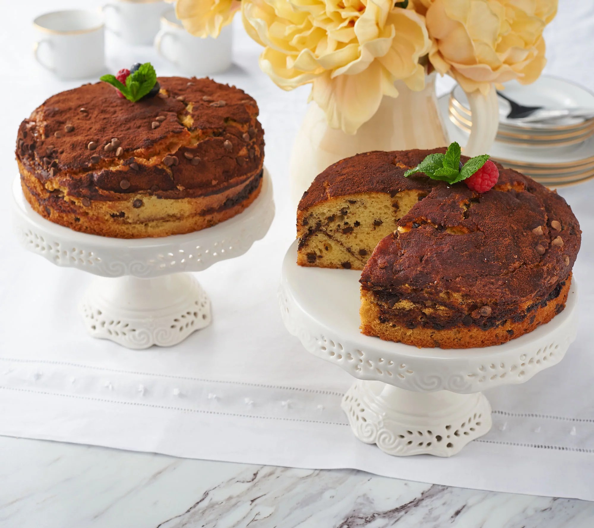 Jimmy the Baker (2) 2 lb. Sour Cream Chocolate Chip or Cinn. Crumb