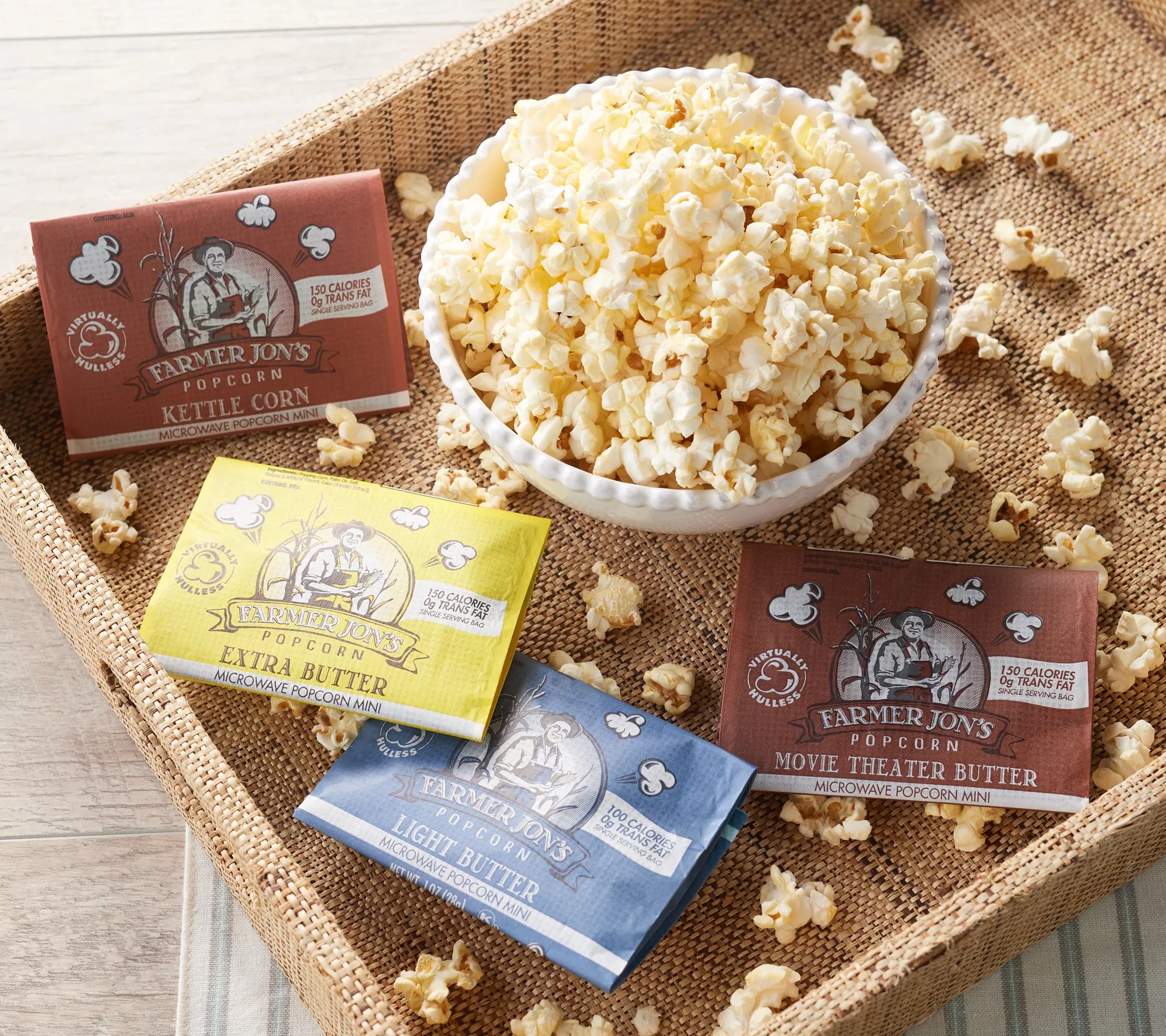 Farmer Jon's (16) 1oz Mini Microwave Popcorn Bags AutoDelivery